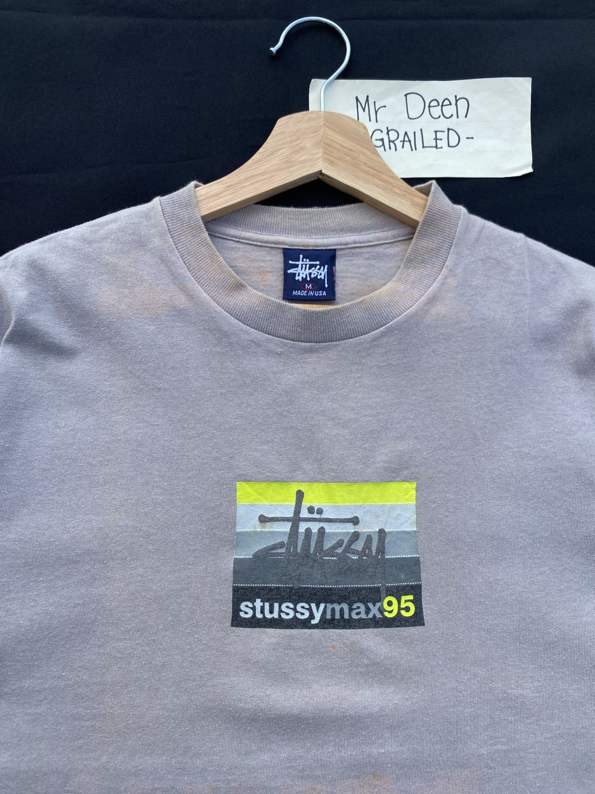 Stussy Rare Vintage STUSSY Max 95 Nike Airmax Tshirt Size US M / EU 48-50 / 2 - 7 Thumbnail