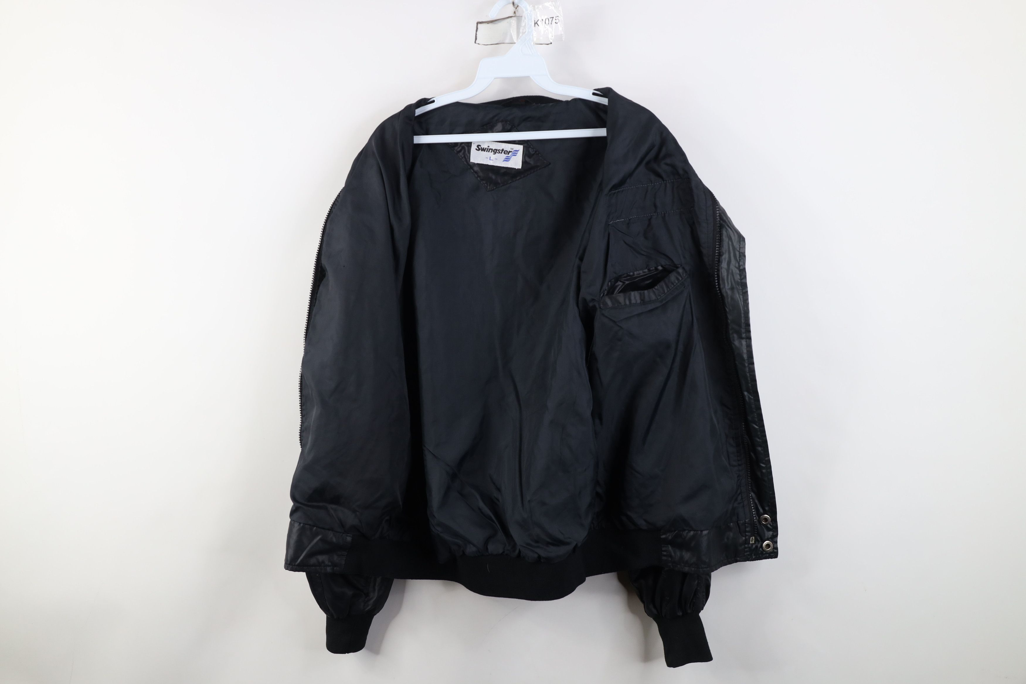 Vintage Vintage 80s 90s Swingster Tires Cafe Racer Bomber Jacket Size US L / EU 52-54 / 3 - 10 Thumbnail