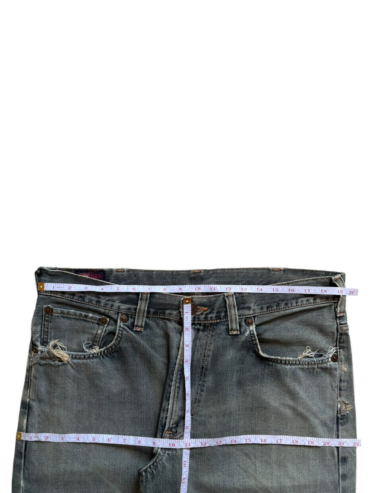 Edwin × Japanese Brand SALES🔥Vintage Japanese Edwin Distressed Baggy Jeans Size US 39 - 12 Thumbnail