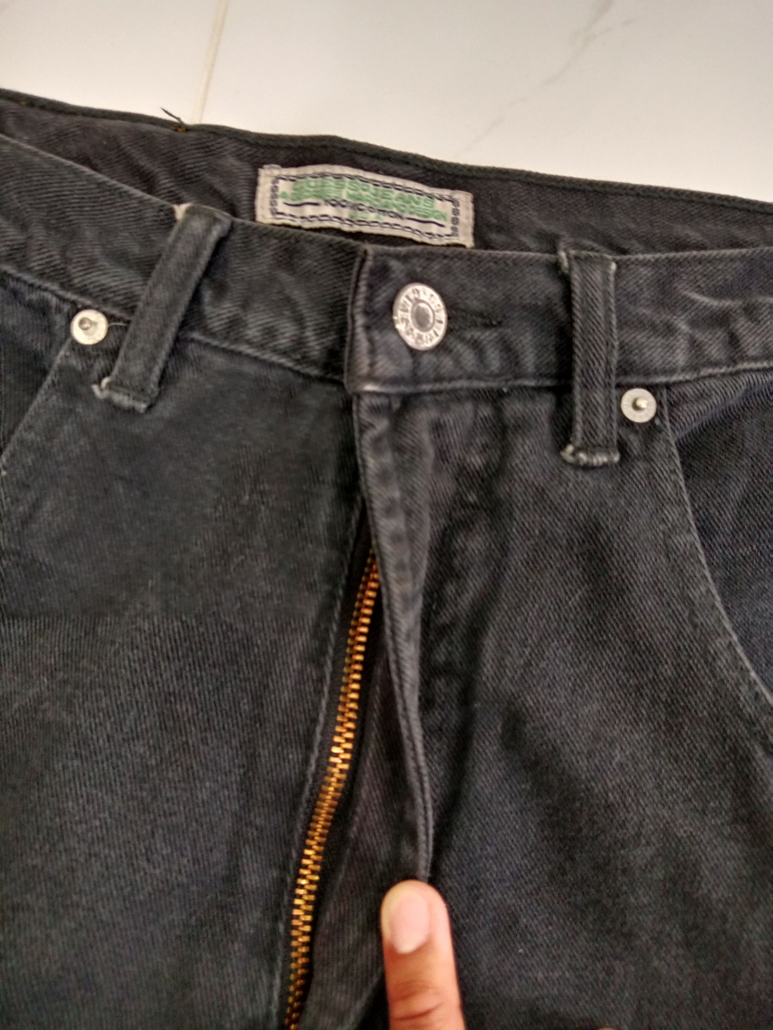 Guess Vintage Guess Jeans by Georges Marciano Black Denim Size US 33 - 9 Thumbnail