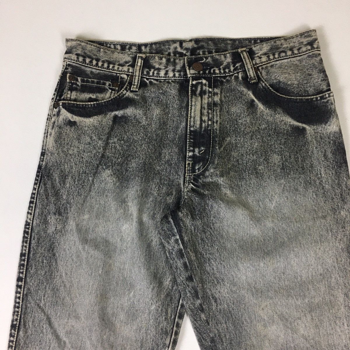 Levi's Vintage Levi’s 530 Bleach Black Flare Size US 34 / EU 50 - 5 Thumbnail