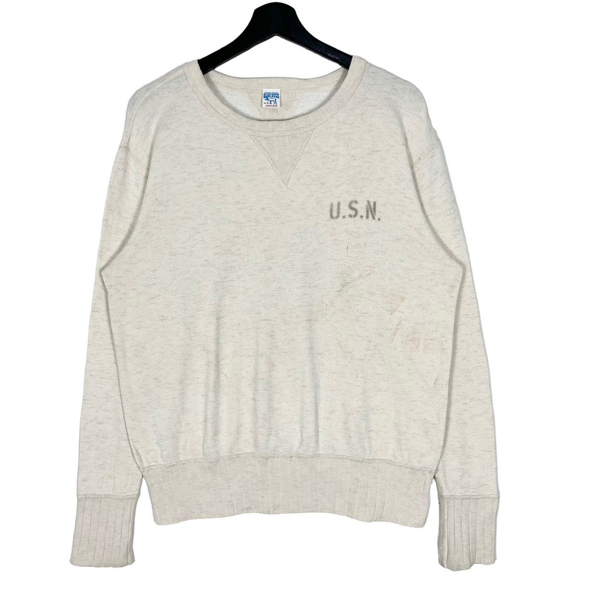 Vintage Vintage U.S.Navy Sub Division 62 Crewneck Sweatshirt Size US S / EU 44-46 / 1 - 1 Thumbnail