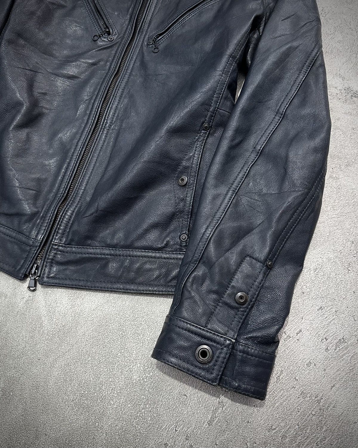Japanese Brand Nicole Leather Riders Jacket Vkei Size US S / EU 44-46 / 1 - 3 Thumbnail