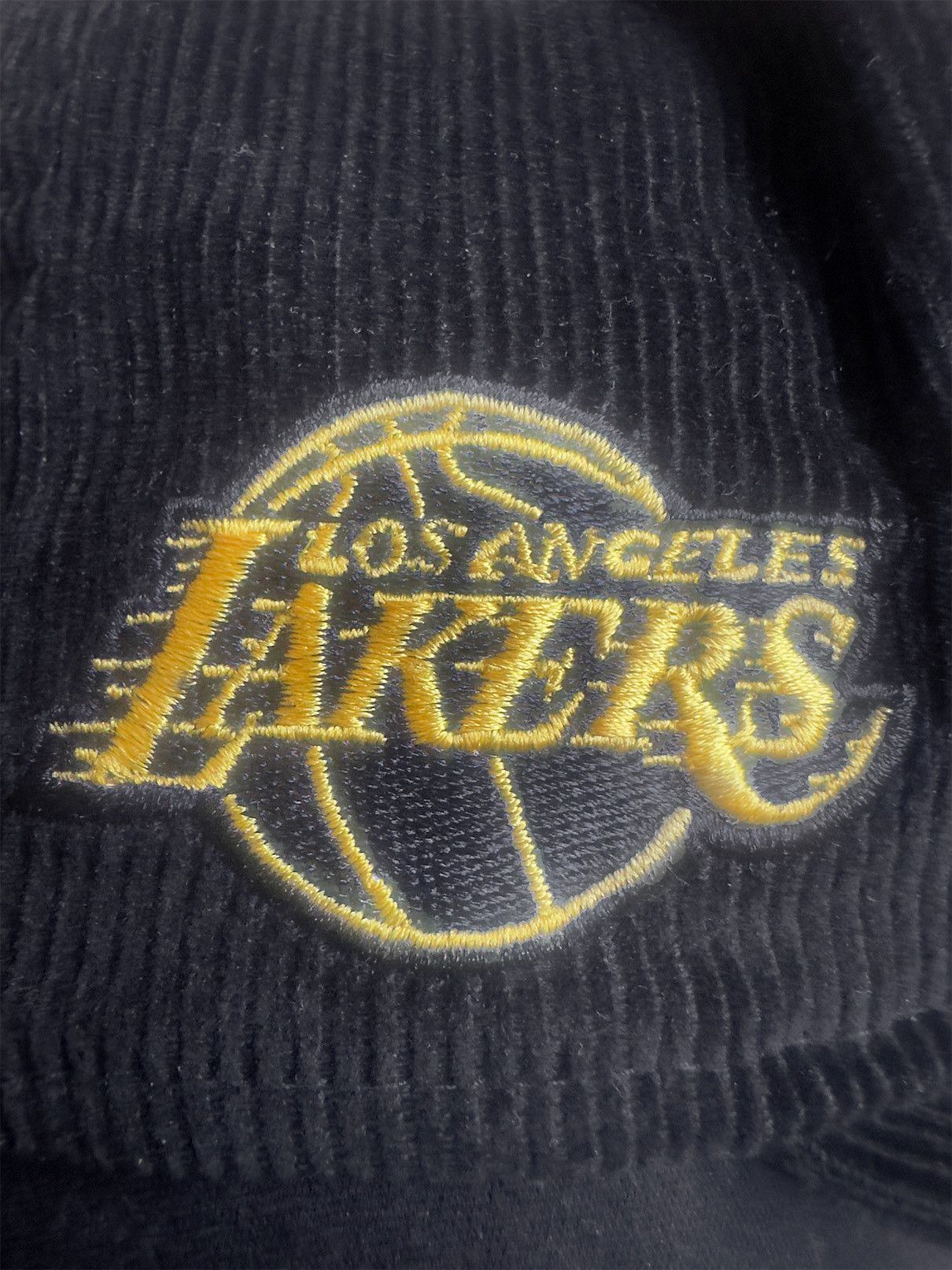 Rhude Rhude X LA Lakers New Era 'Dreamers' Corduroy Snapback Hat Size ONE SIZE - 9 Thumbnail