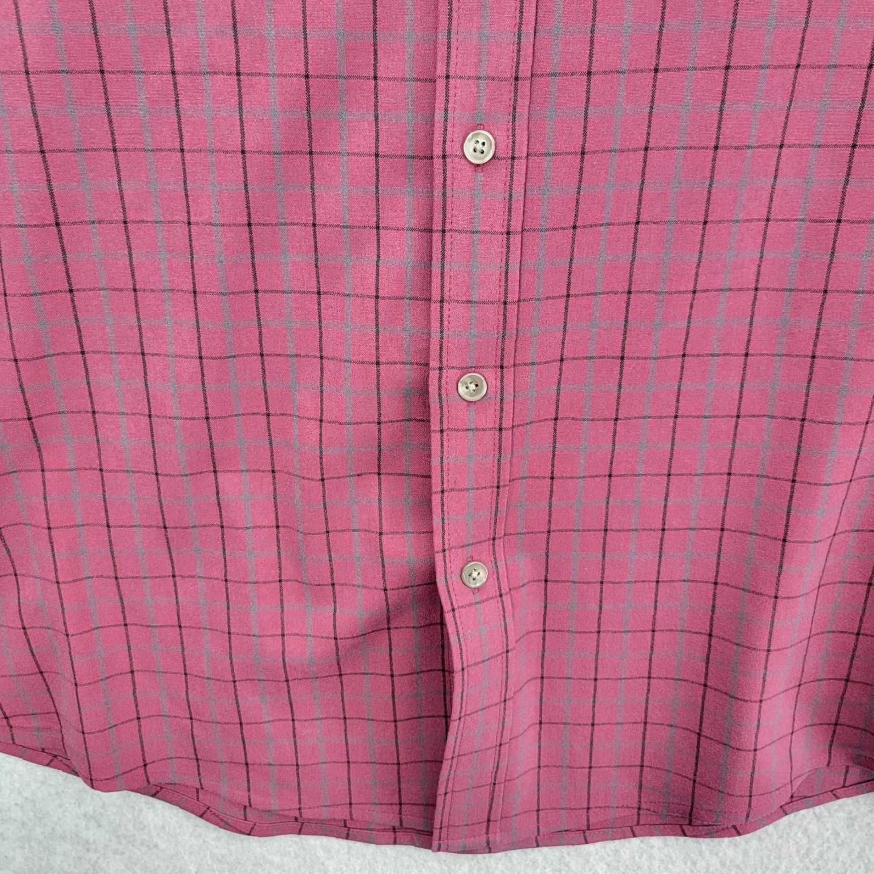 Mizzen+Main Mizzen Main Shirt Mens L red Button Up Flannel Casual Preppy Size US L / EU 52-54 / 3 - 5 Thumbnail