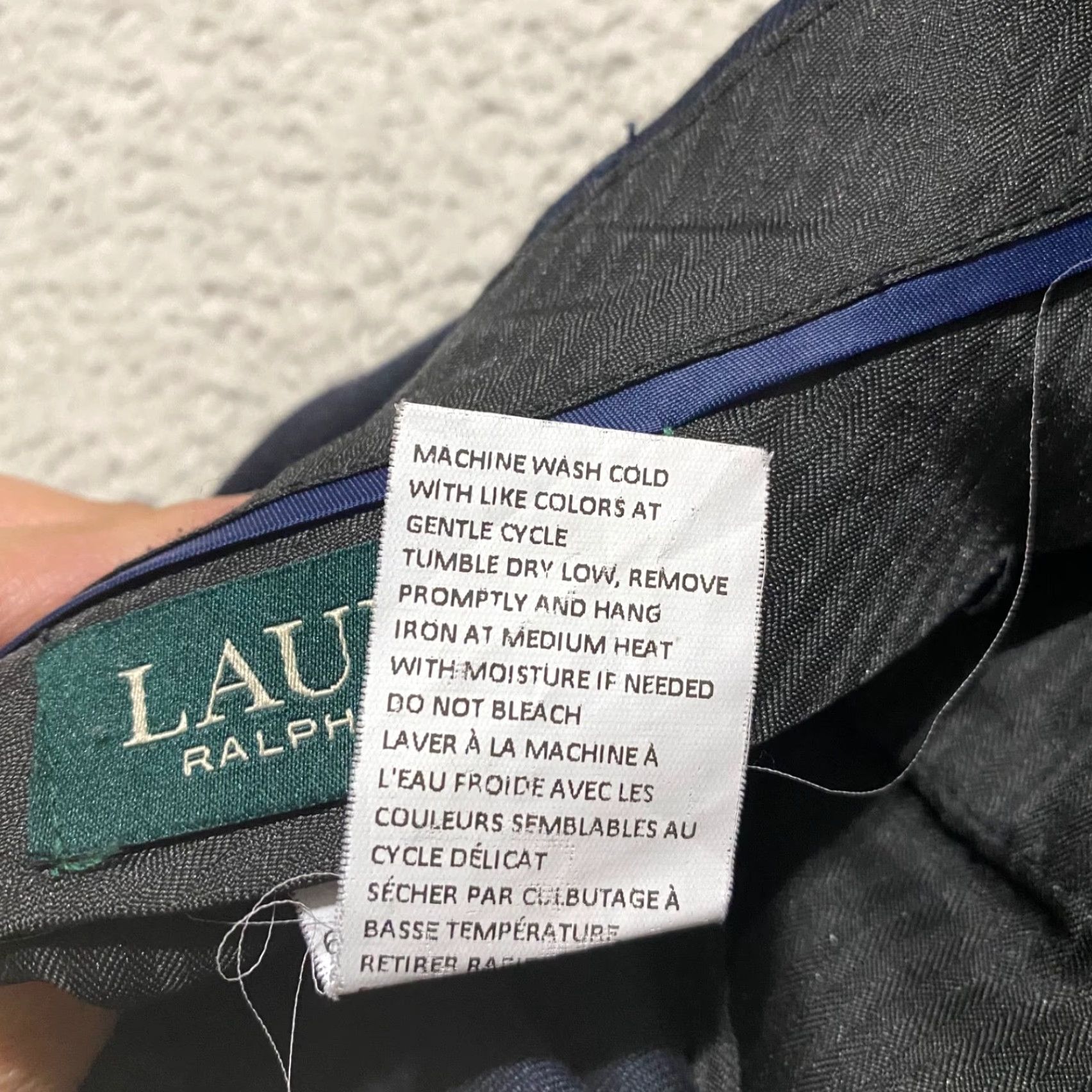Ralph Lauren Lauren Ralph Lauren Mens Dress Pants Blue Straight Mid Rise 38x30 Pants Regular Men Blue 90s Preppy? Size US 38 / EU 54 - 4 Thumbnail