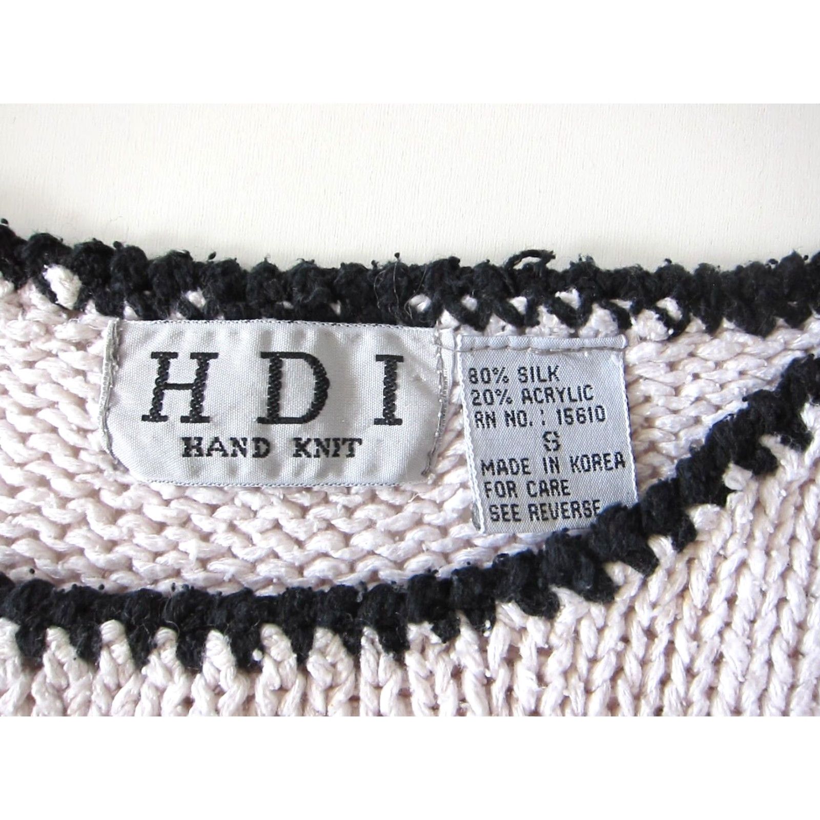 Nautica VINTAGE H D I Hand Knit Silk White Sail Boat Nautical Short Sleeve Sweater S Womens Classics Size S / US 4 / IT 40 - 4 Thumbnail