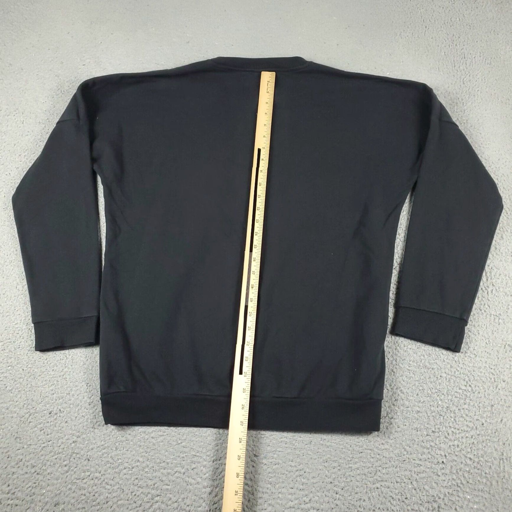 Adidas Womens Adidas Medium Extra Large XL Black Casual Pullover Sweatshirt Ladies Size M / US 6-8 / IT 42-44 - 6 Thumbnail