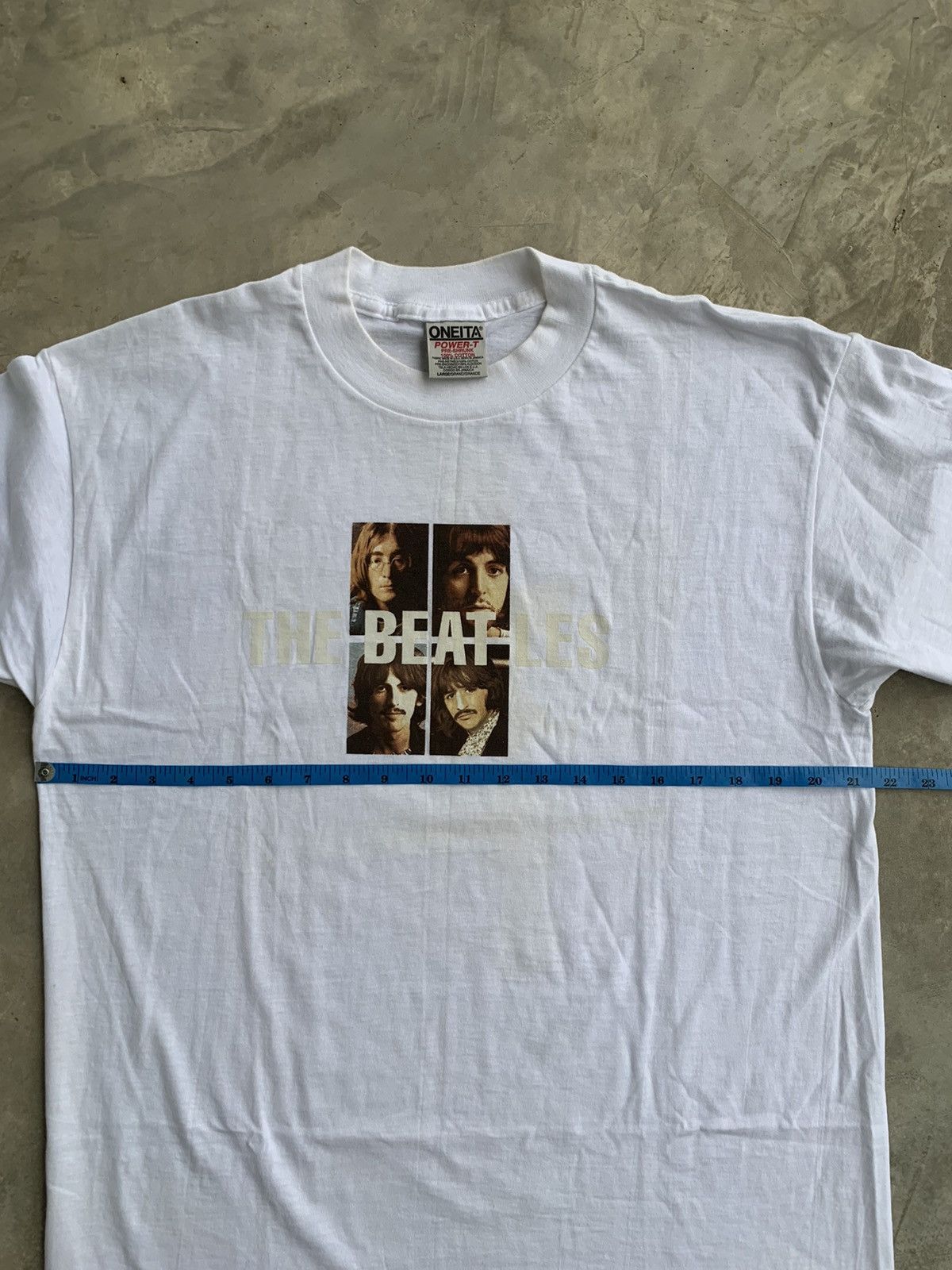 Band Tees × Vintage VINTAGE 90s THE BEATLES WHITE ALBUM T- SHIRT Size US L / EU 52-54 / 3 - 19 Thumbnail