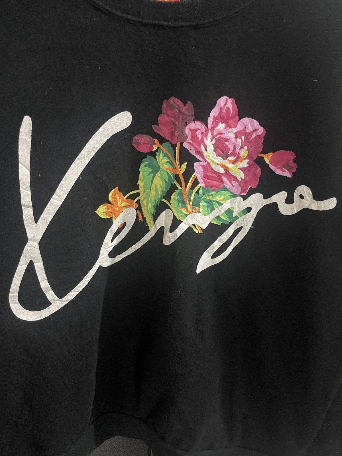 Kenzo Vintage Kenzo Floral Sweatshirt Size L / US 10 / IT 46 - 5 Thumbnail