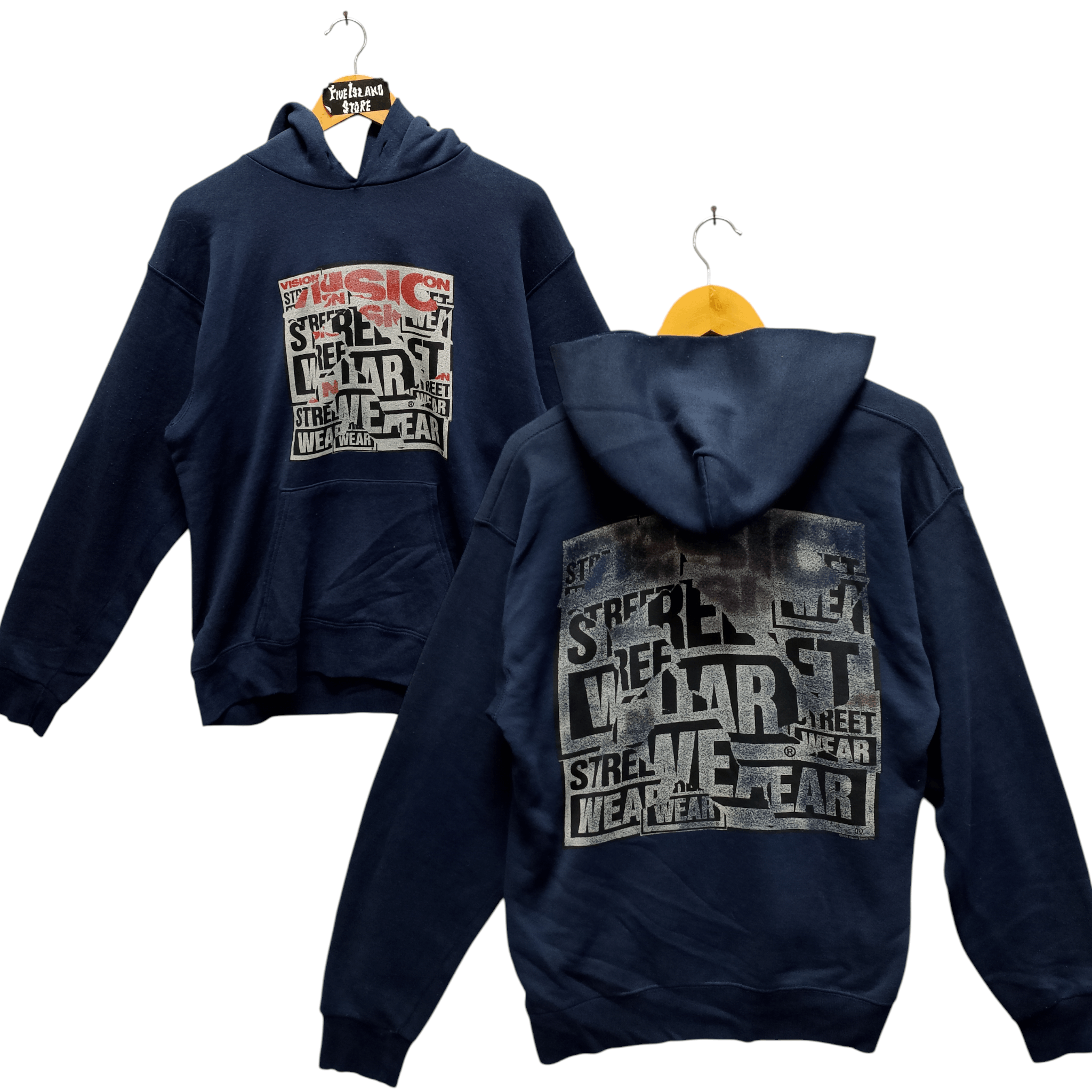 Vision Streetwear Vintage 1991 Vision Street Wear Hoodie Size US L / EU 52-54 / 3 - 1 Thumbnail