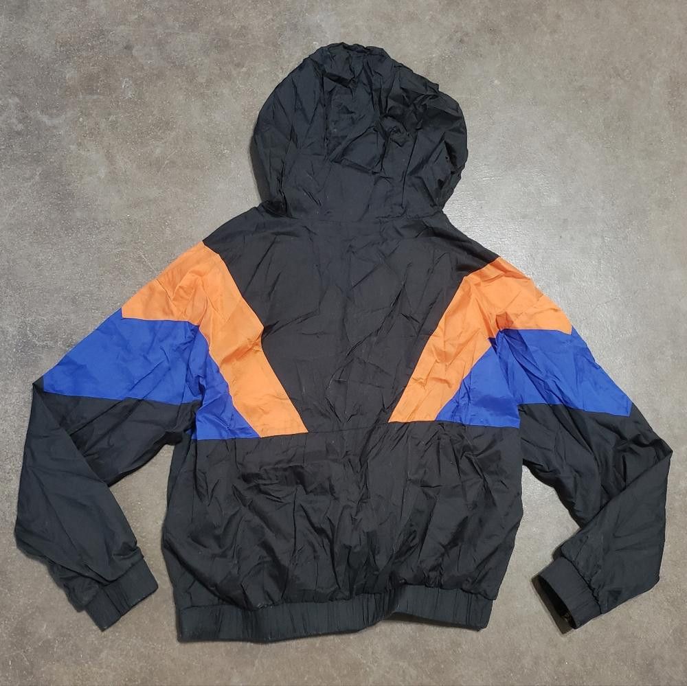 Forever 21 Multicolored Colorblock F21 Windbreaker Hoodie Size S / US 4 / IT 40 - 2 Thumbnail