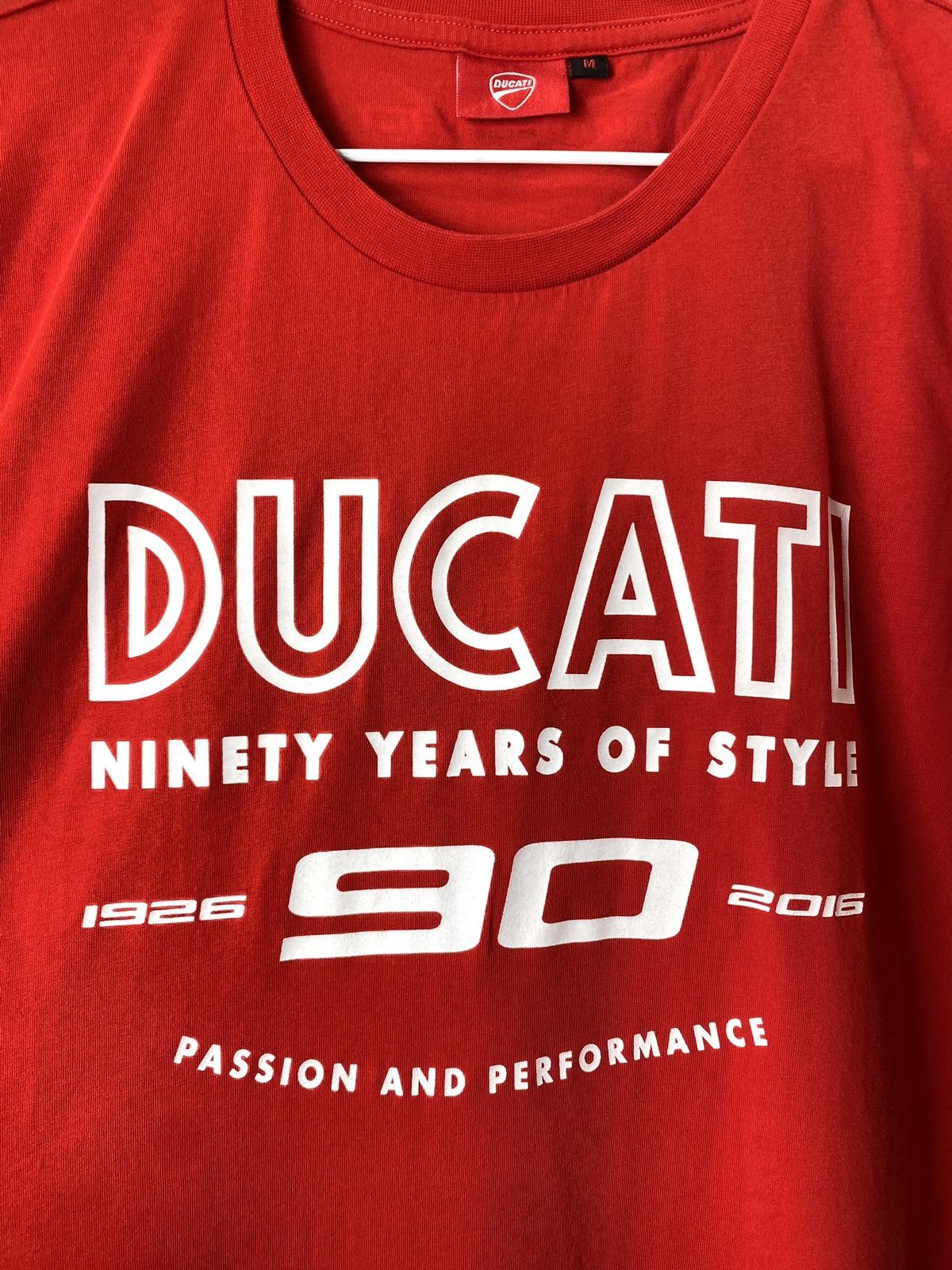 Ducati Red Ducati Racing T Shirt Suzuki Honda Motorsport Size US M / EU 48-50 / 2 - 3 Thumbnail