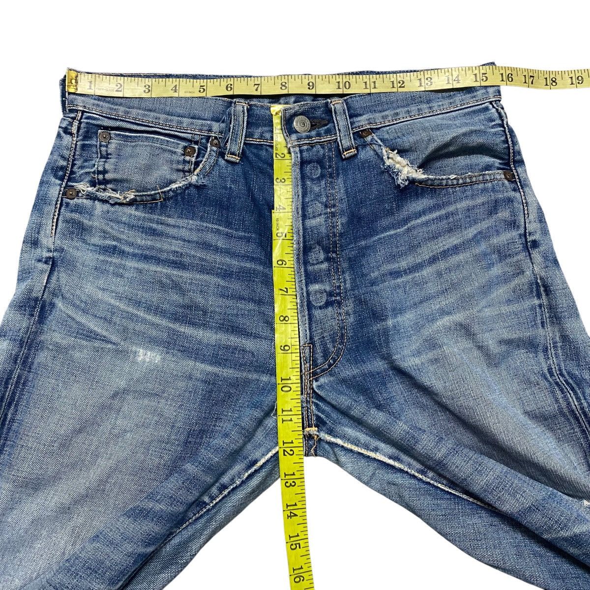 Levi's Vintage Y2K Levis 501 Big E Hidden Rivets Selvedge Jeans Size US 31 - 18 Thumbnail