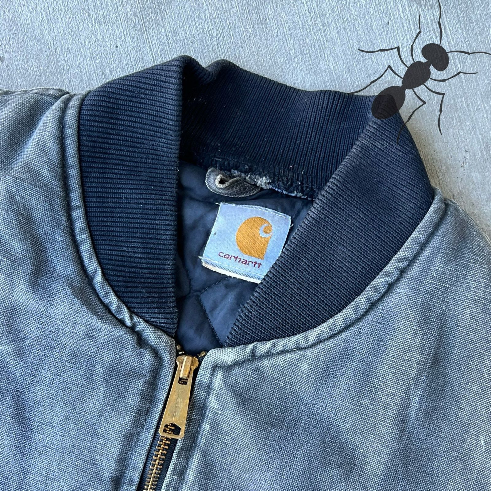 Carhartt × Vintage Carhartt faded gray work wear vest Size US XL / EU 56 / 4 - 4 Thumbnail