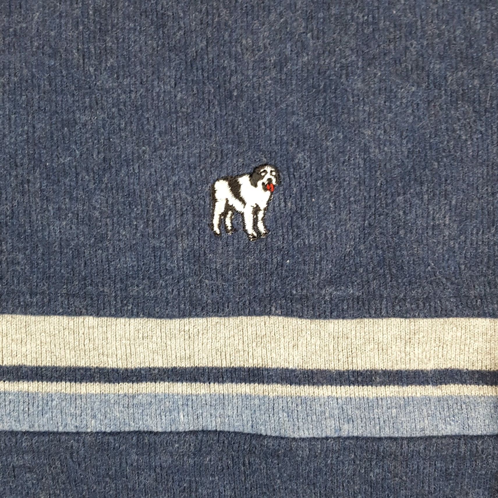 Big Dogs VINTAGE Big Dogs Striped Knit Sweater Size S 2000s Y2K Skater Grunge Pullover Knit Shirt Mens Blue 90s Fall Winter Vintage Size US S / EU 44-46 / 1 - 3 Thumbnail