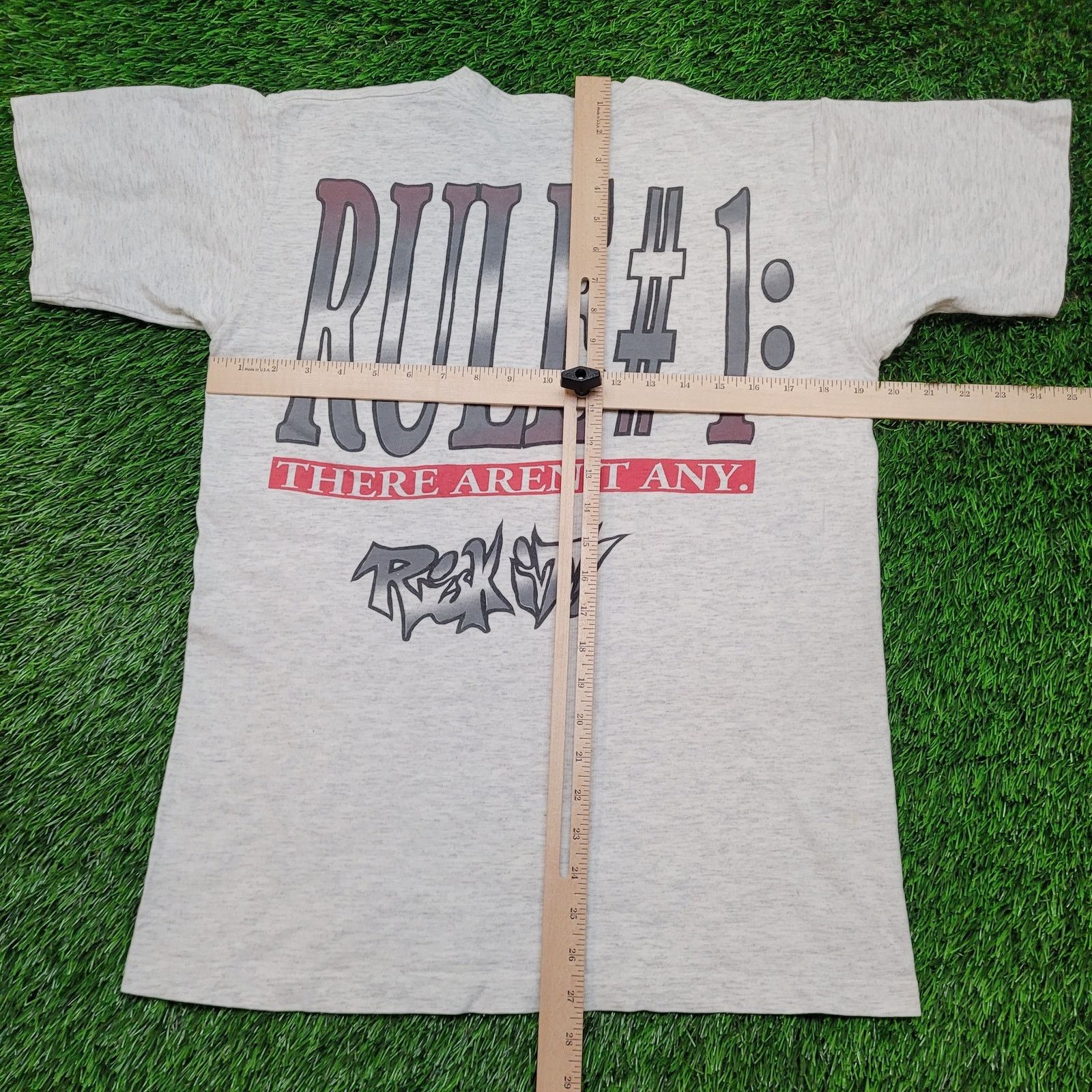 Vintage VTG 90s Rek-It "No Rules" T-Shirt Mens Small Single Stitch Size US S / EU 44-46 / 1 - 9 Thumbnail