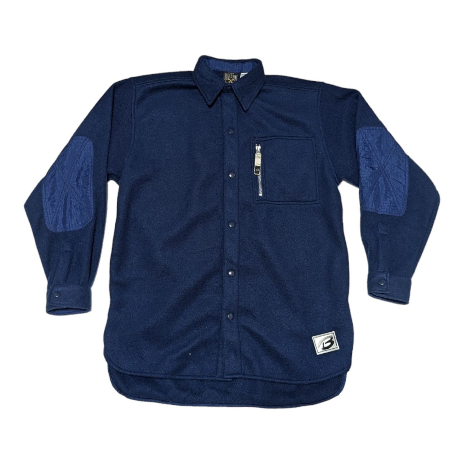 Bugle Boy × Vintage Vintage Bugle Boy Snap Button Down Fleece Jacket Shacket Size US M / EU 48-50 / 2 - 1 Thumbnail