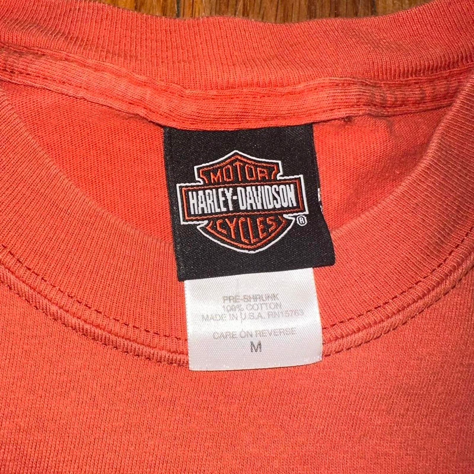 Harley Davidson Vintage 2003 Harley Davidson Motorcycle Sheltons Durham NC M Size US M / EU 48-50 / 2 - 2 Thumbnail