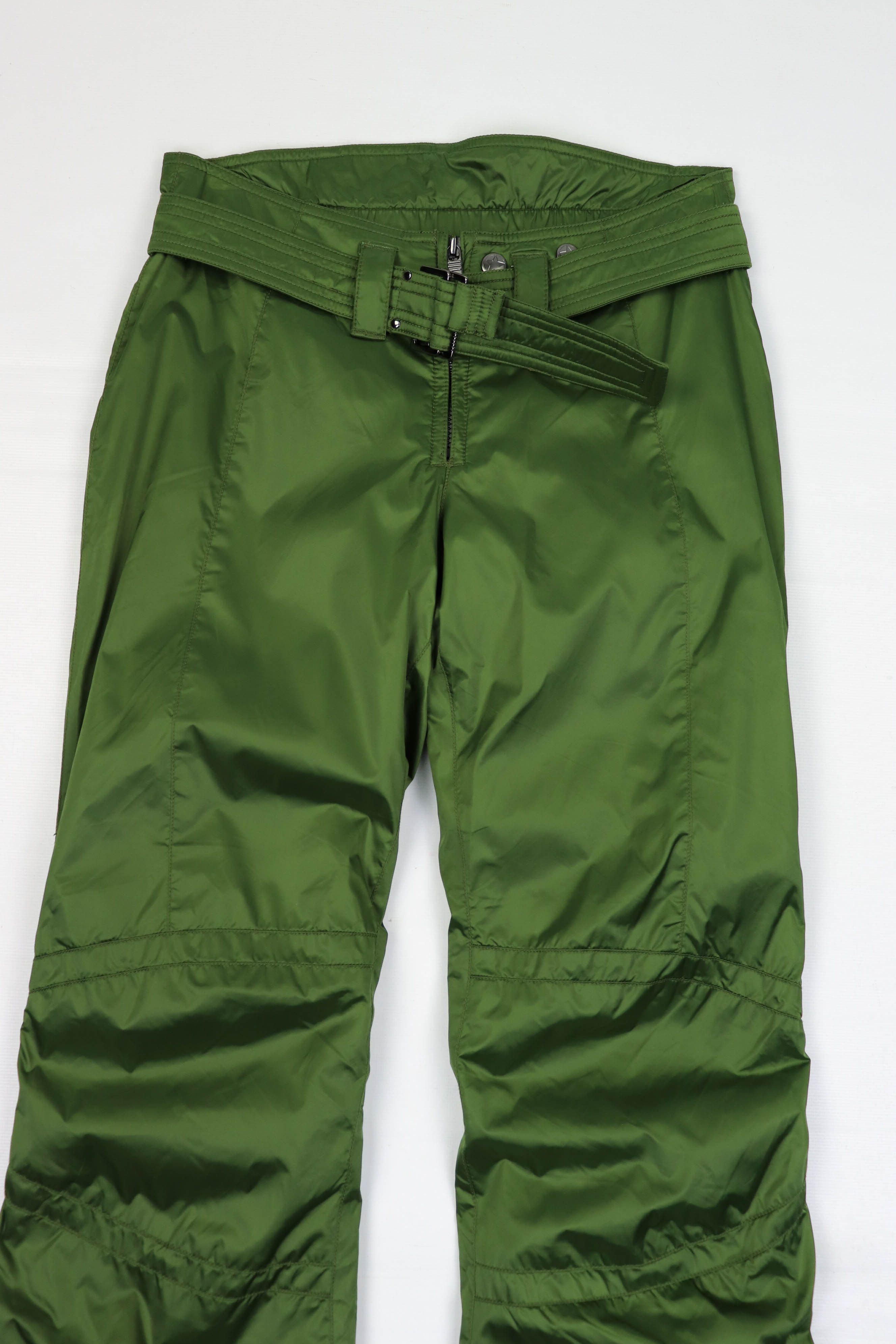 JET SET Women's JetSet Olive Green Nylon Snowboard Snow Ski Pants Size 26" / US 2 / IT 38 - 3 Thumbnail