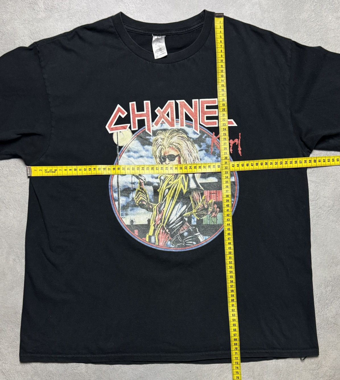 Other Chanel Karl Lagerfeld Iron Maiden World Tour T-Shirt Size US XXL / EU 58 / 5 - 11 Thumbnail