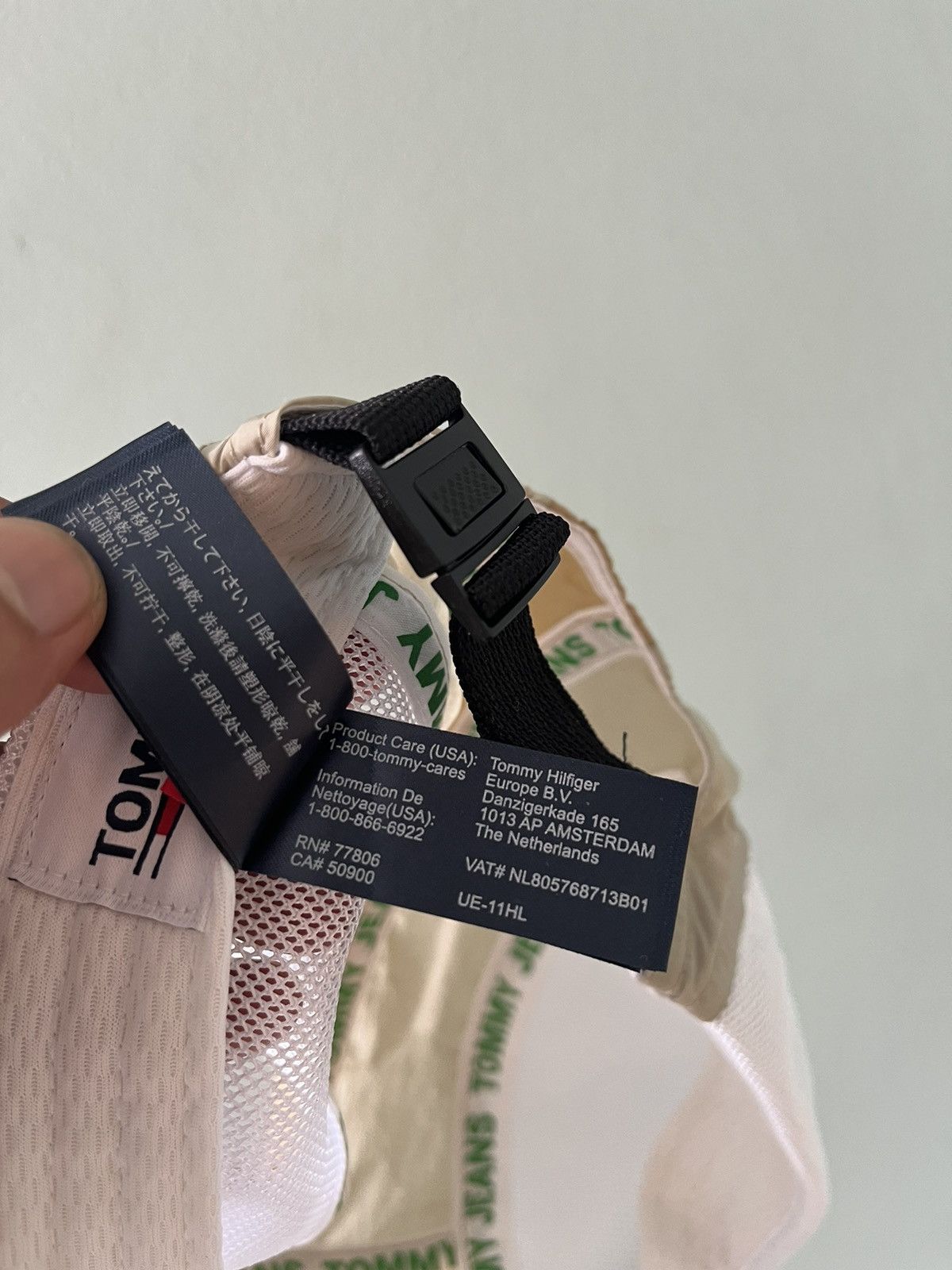 Tommy Jeans 🧢 Tommy Jeans Nylon Tech Cap – Beige / White – OS Size ONE SIZE - 15 Thumbnail