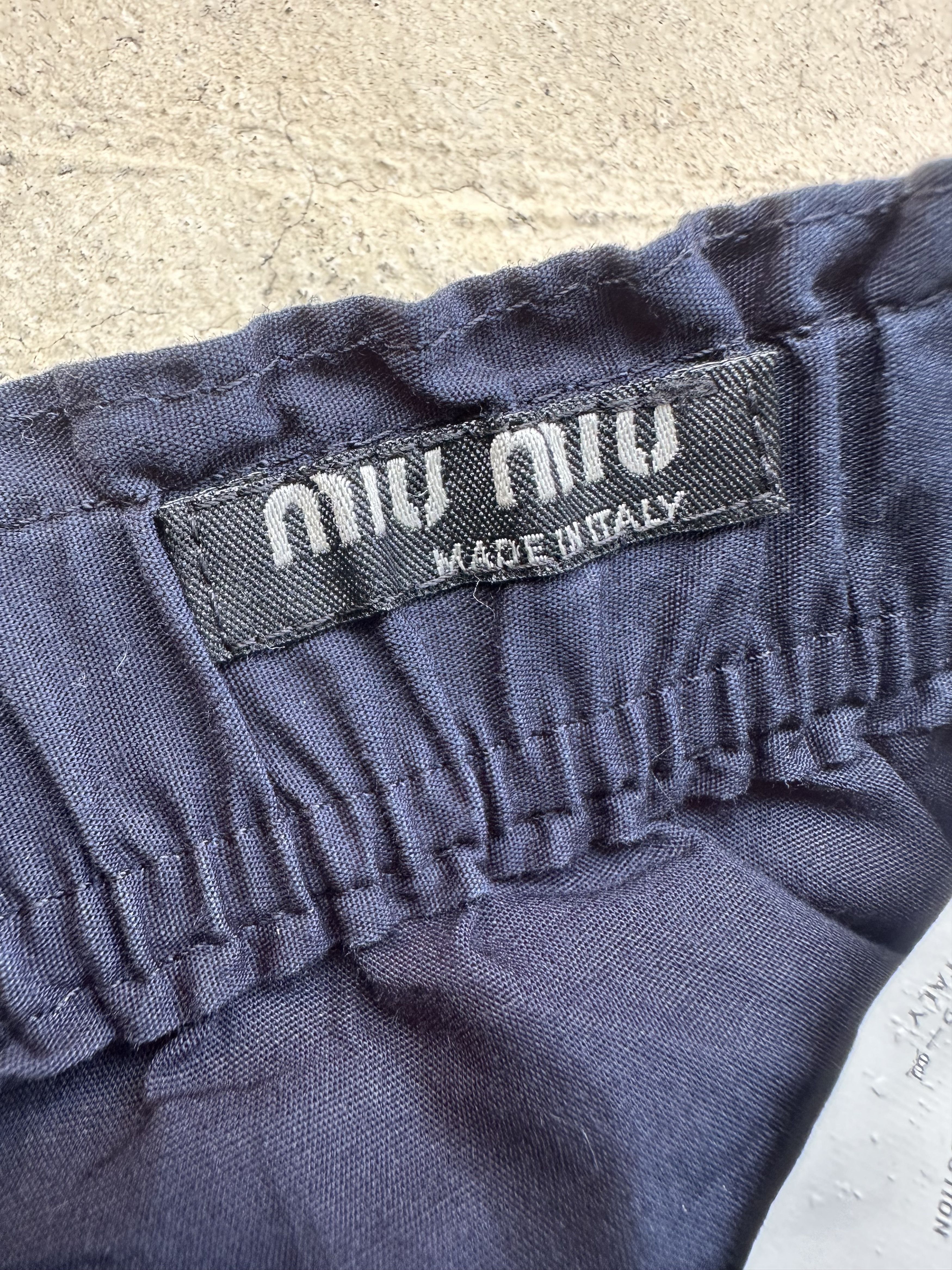 Miu Miu Miu Miu Baggy Wide Legs Trousers Pants Size US 30 / EU 46 - 13 Thumbnail