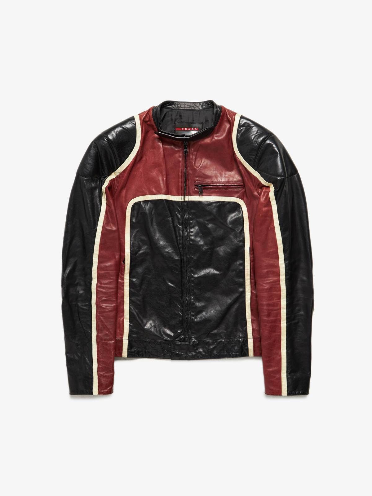 レザージャケットleather jacket archive prada Prada Leather Jacket | Saks Fifth Avenue