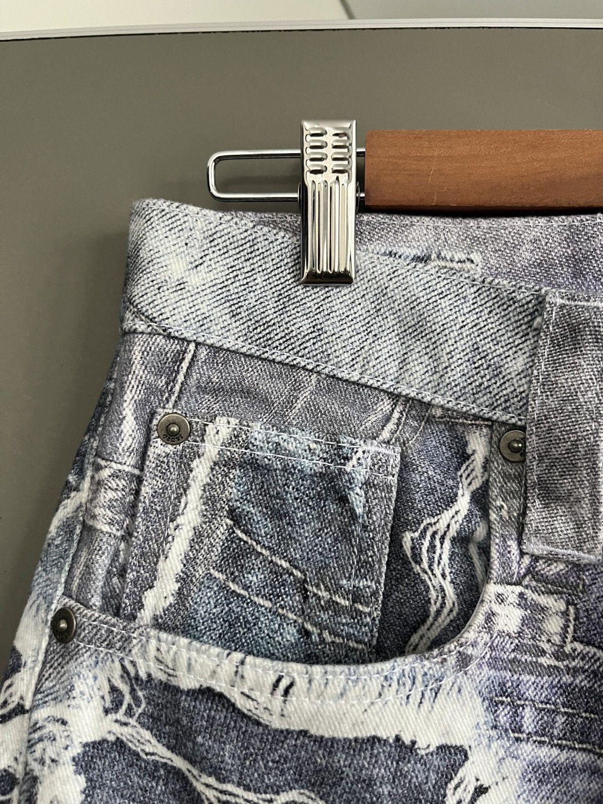 Jaded London Jaded London Denim Print Skaters Pants Size US 28 / EU 44 - 3 Thumbnail