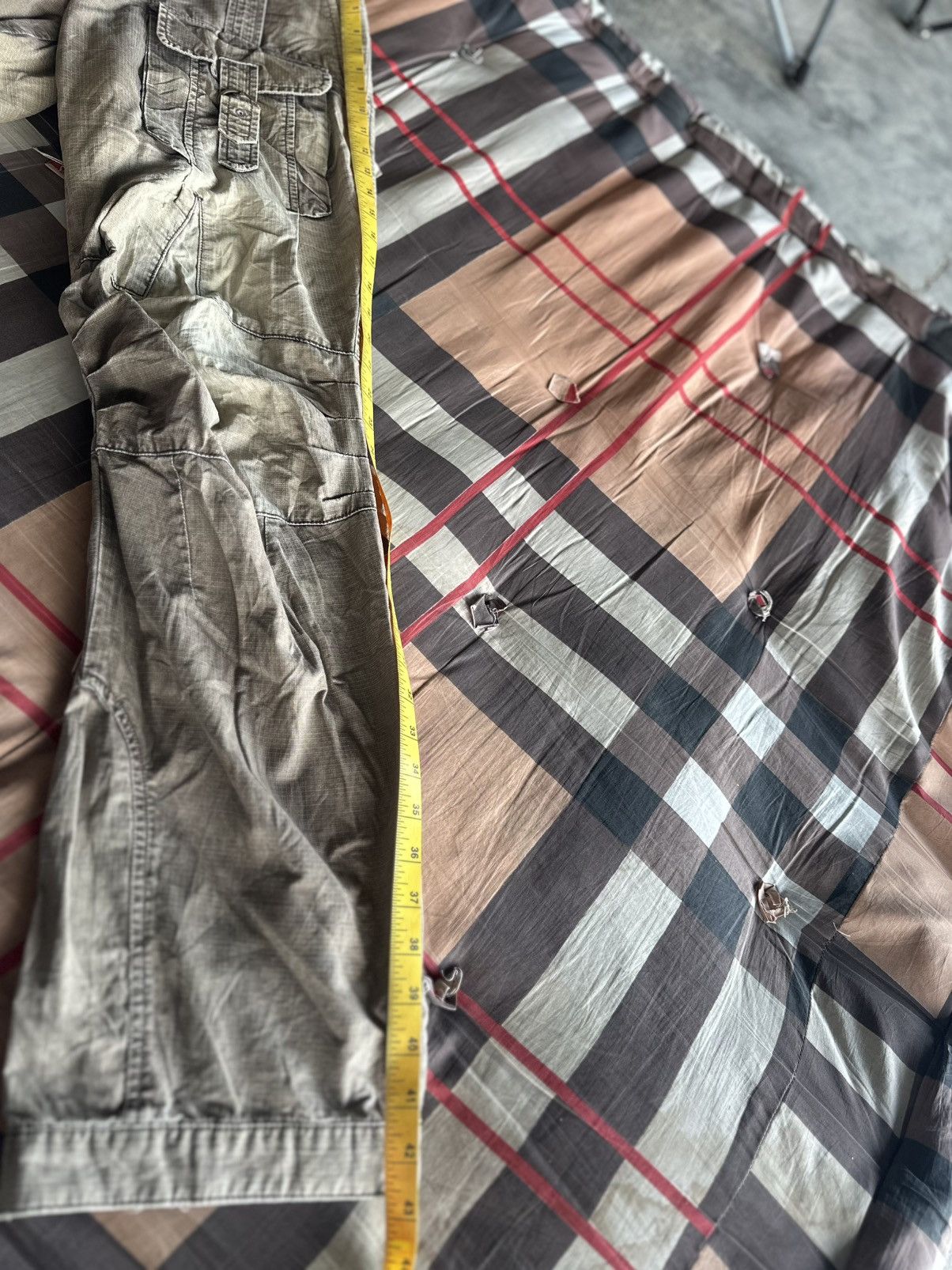 If Six Was Nine Marithe Francois Girbaud Multipocket Sunfaded Pants Size US 34 / EU 50 - 16 Thumbnail