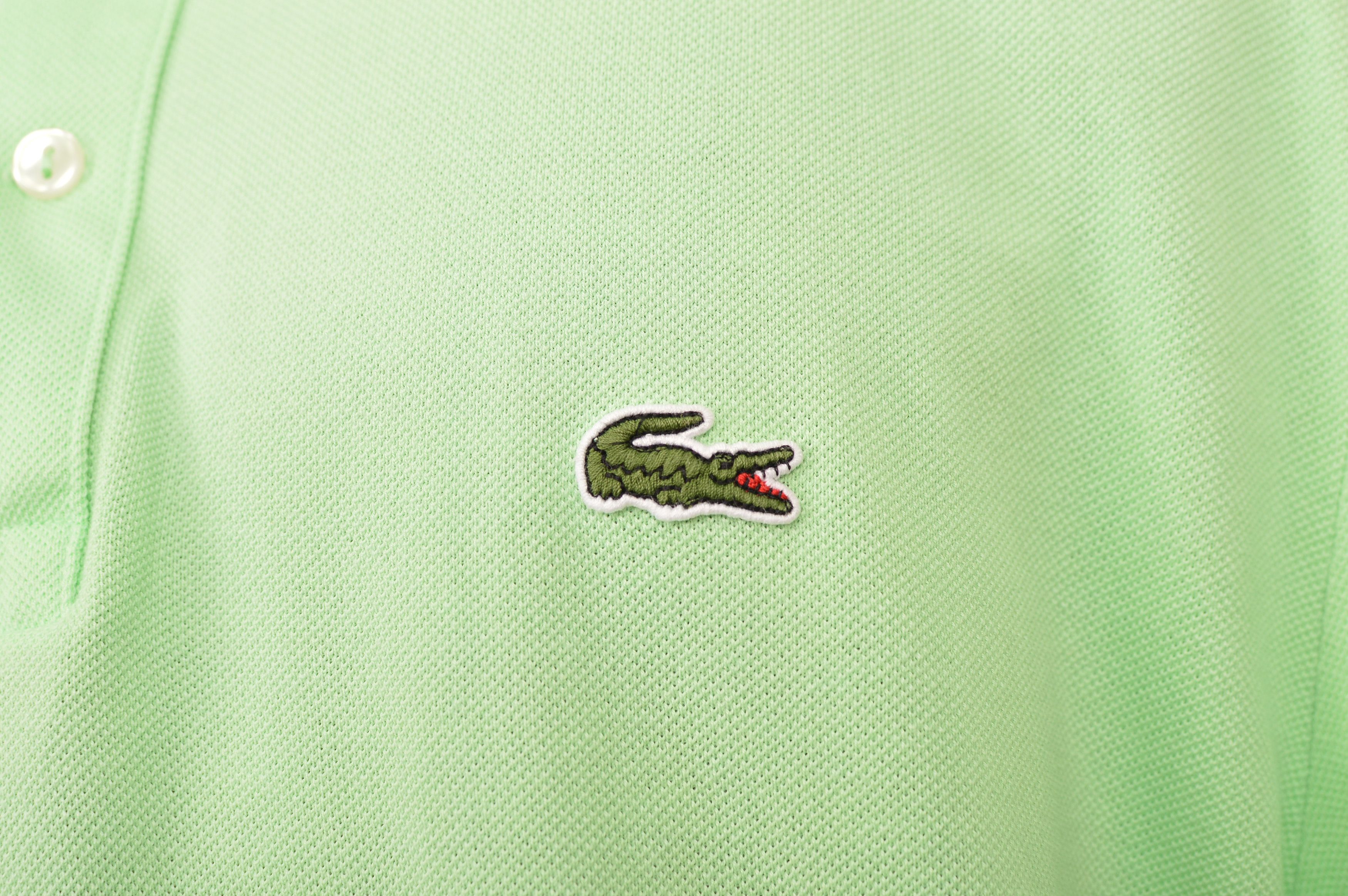 Lacoste Lacoste Slim Fit Light Green Short Sleeve Polo Shirt Size US XXL / EU 58 / 5 - 3 Thumbnail