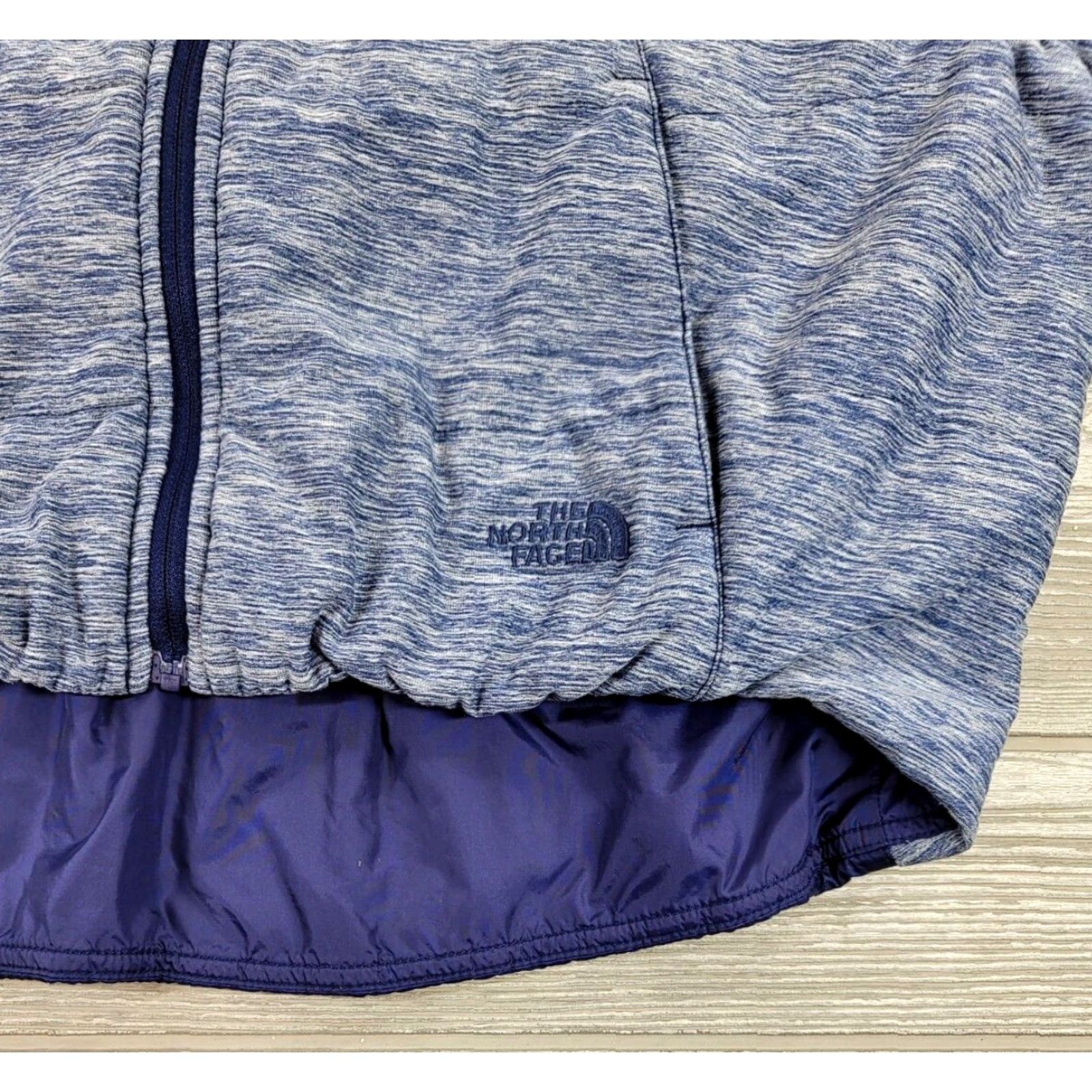 The North Face The North Face Jacket Blue Gray Full Zip S Lightweight Womens Regular Cropped Colorblock Sportswear Front Zip 3-Season Athleisure Size S / US 4 / IT 40 - 4 Thumbnail