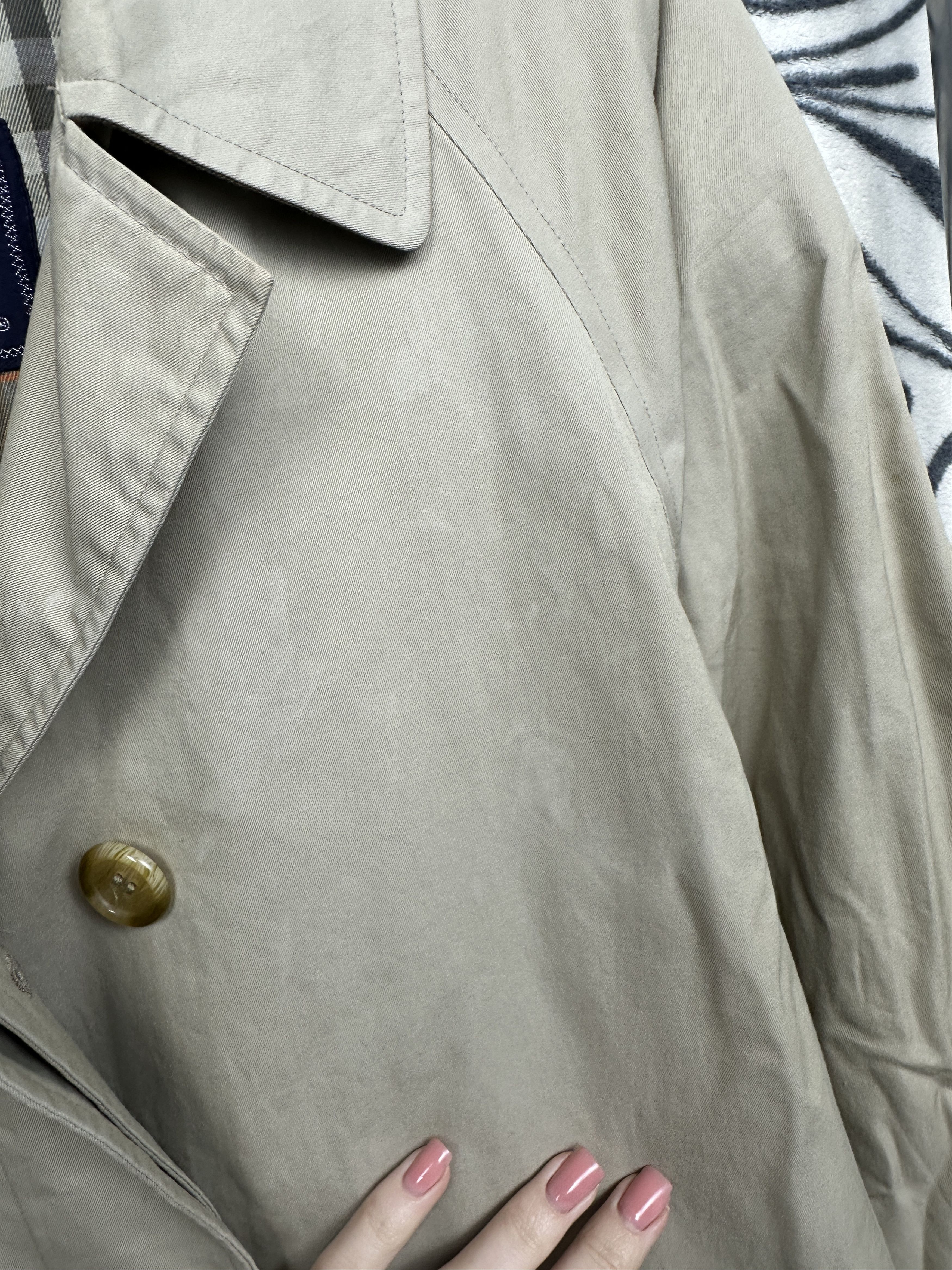 Burberry Burberrys London Vintage Womens Trench Coat Jacket Size M / US 6-8 / IT 42-44 - 6 Thumbnail