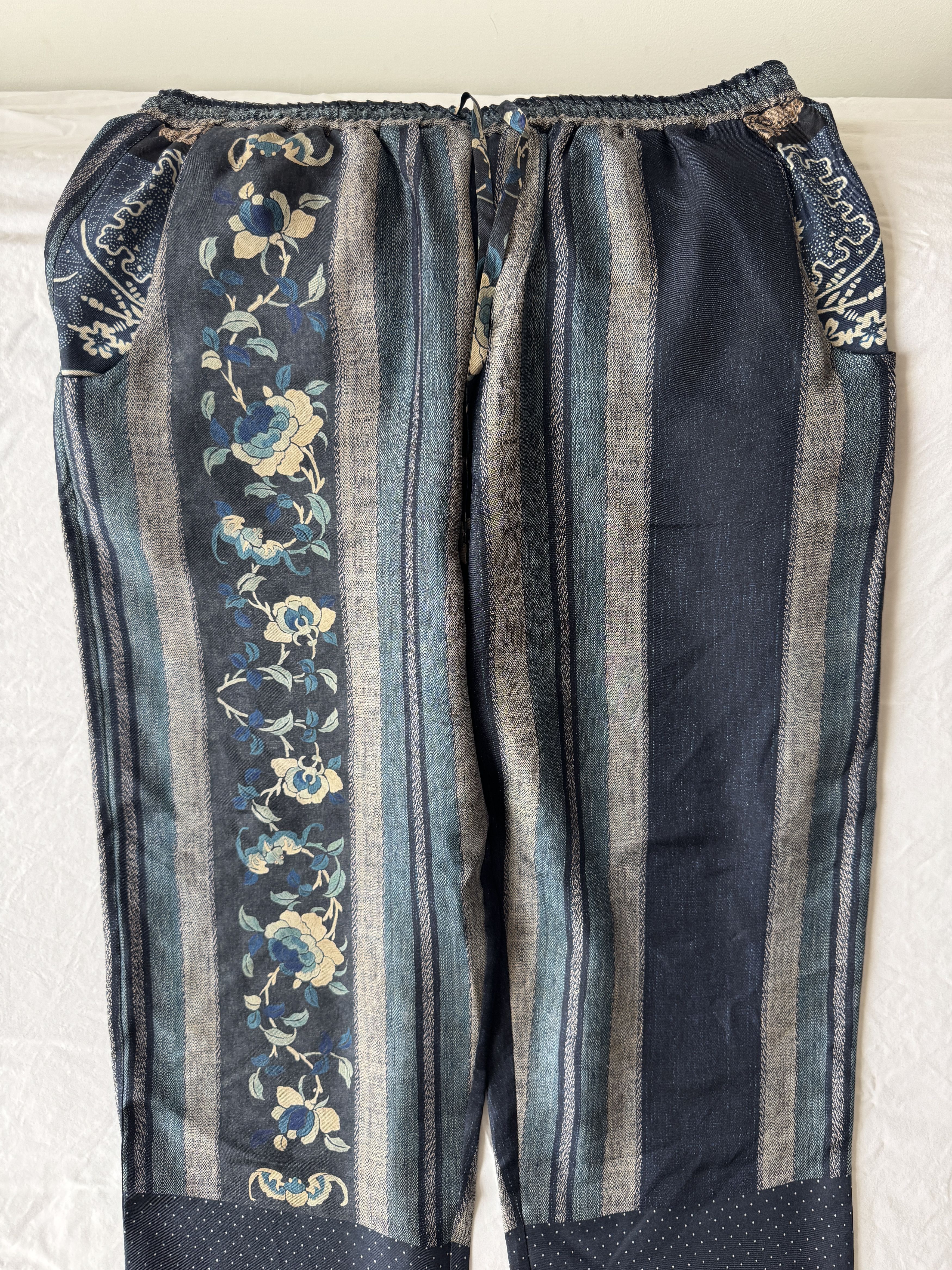 Pierre-Louis Mascia Silk Trousers Size US 34 / EU 50 - 2 Thumbnail