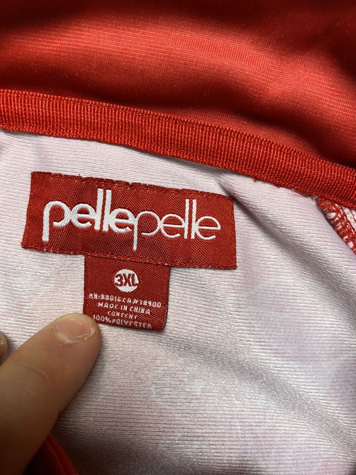 Affliction Pelle pelle zip-up sweatshirt vintage red retro baggy Size US XL / EU 56 / 4 - 9 Thumbnail