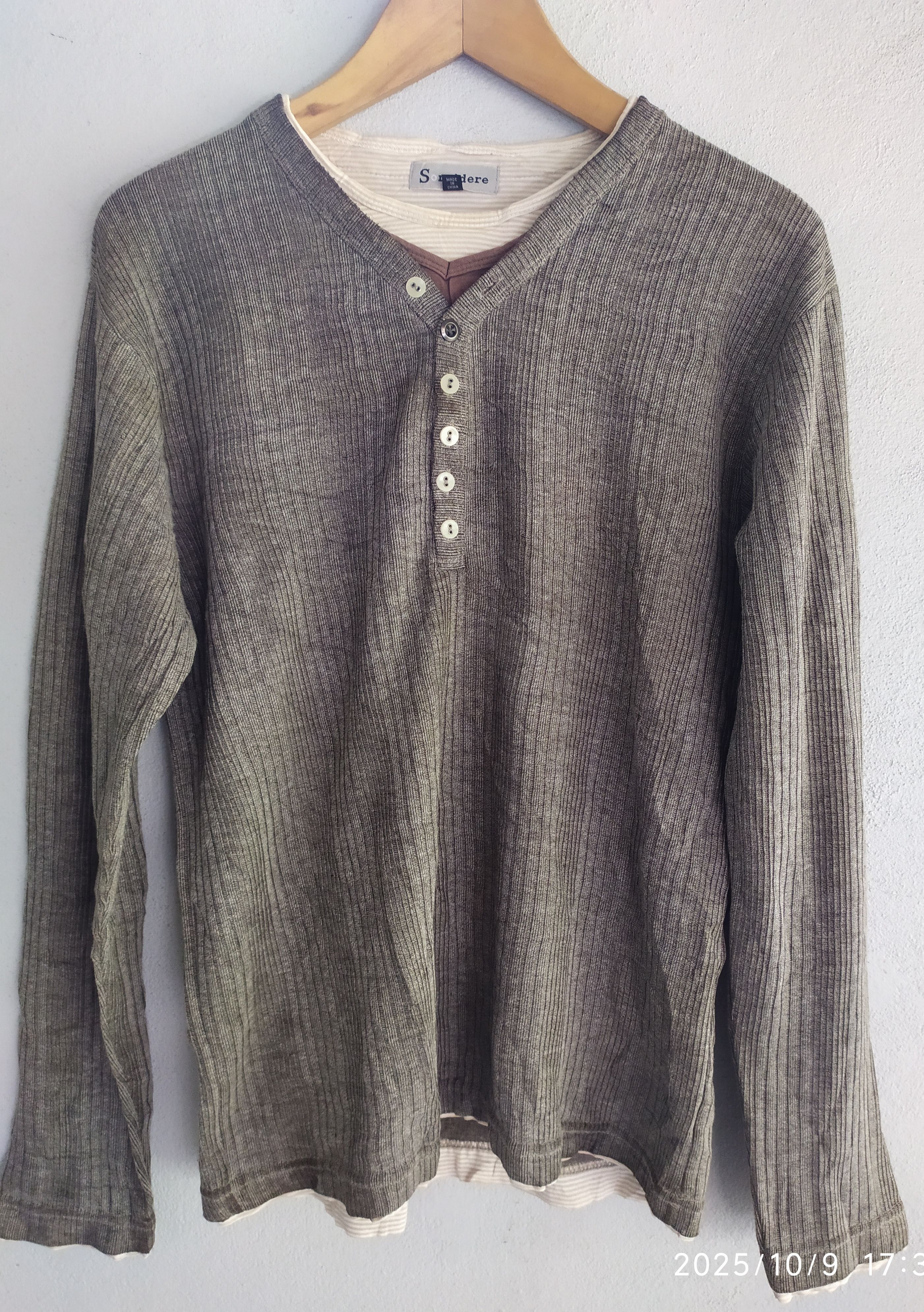 If Six Was Nine Japanese Sorridere Double Layer Long sleeve Size US M / EU 48-50 / 2 - 1 Thumbnail