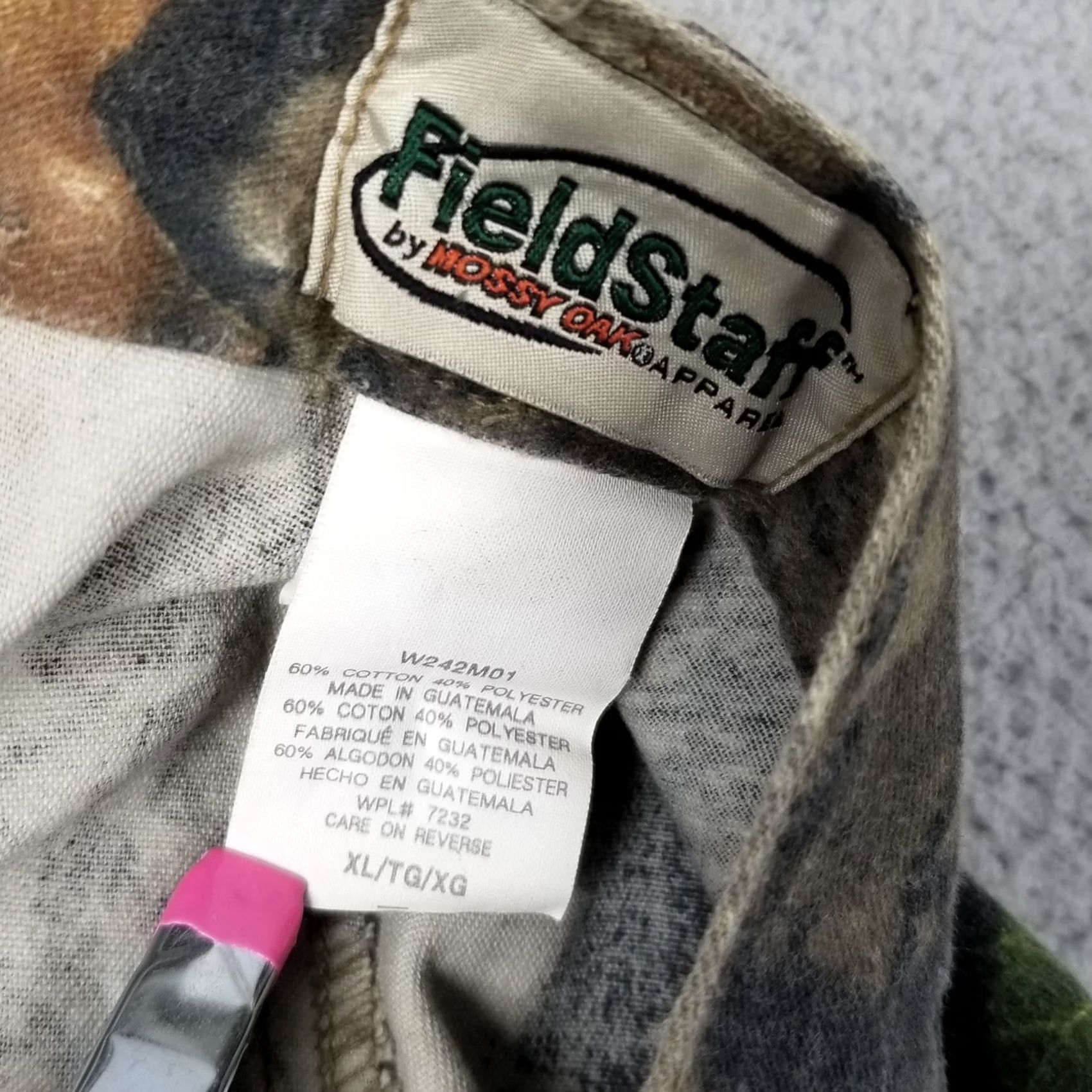 Vintage Mossy Oak FieldStaff Pants Mens XL Cargo Adjustable Hunting 38x33 Camouflage Mossy Oak Size US 38 / EU 54 - 7 Thumbnail