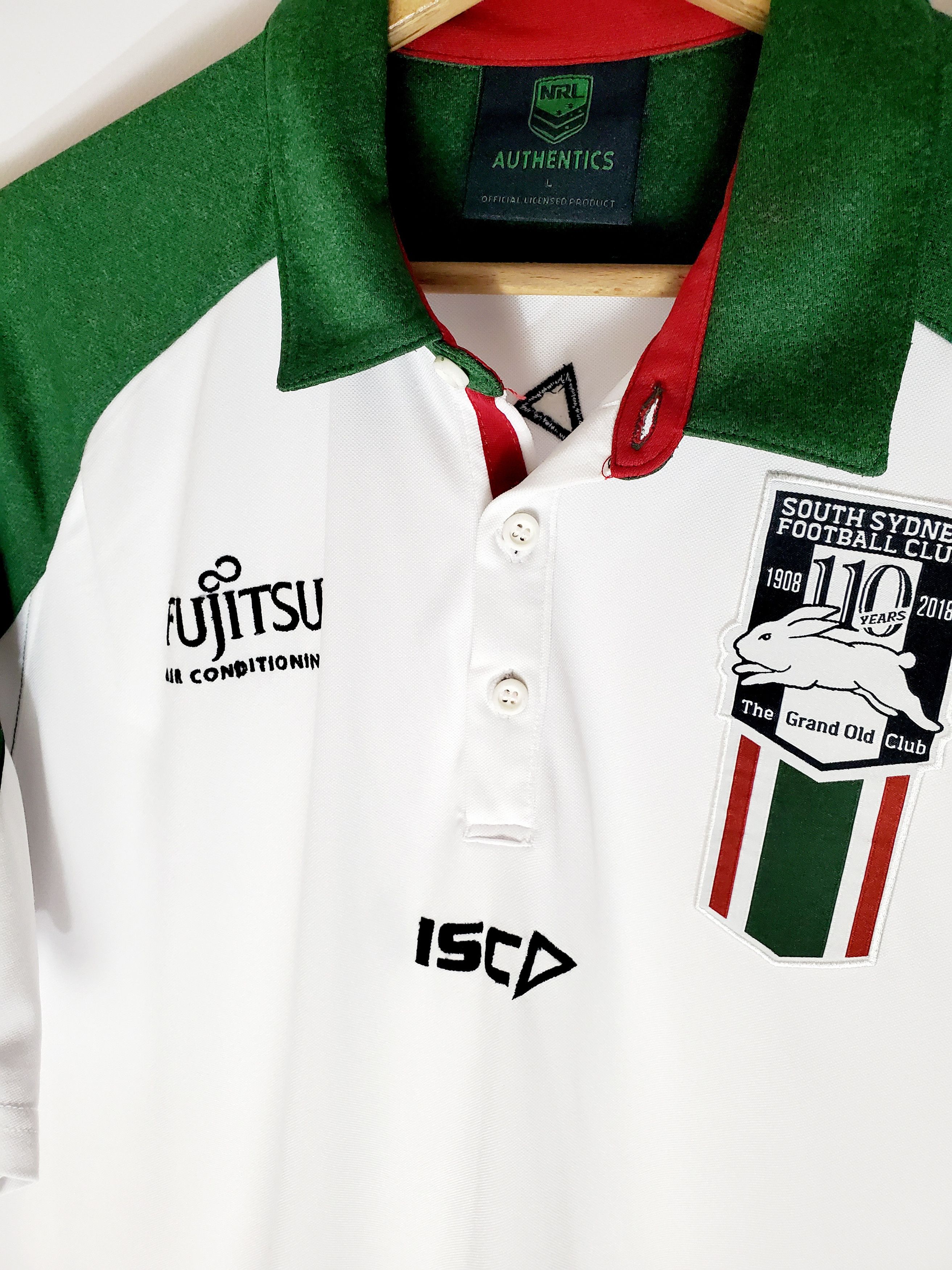 Vintage 110 years SOUTH SYDNEY FOOTBALL CLUB ISC NRL L Size US L / EU 52-54 / 3 - 2 Thumbnail