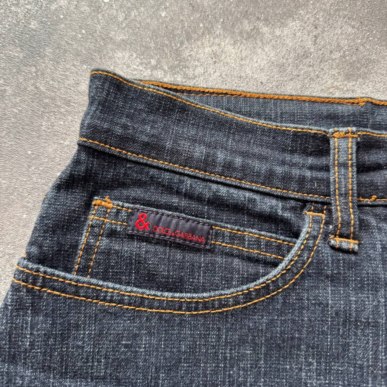 Dolce & Gabbana × Vintage Dolce & Gabbana Vintage Denim Skirt Size 27" / US 4 / IT 40 - 6 Thumbnail