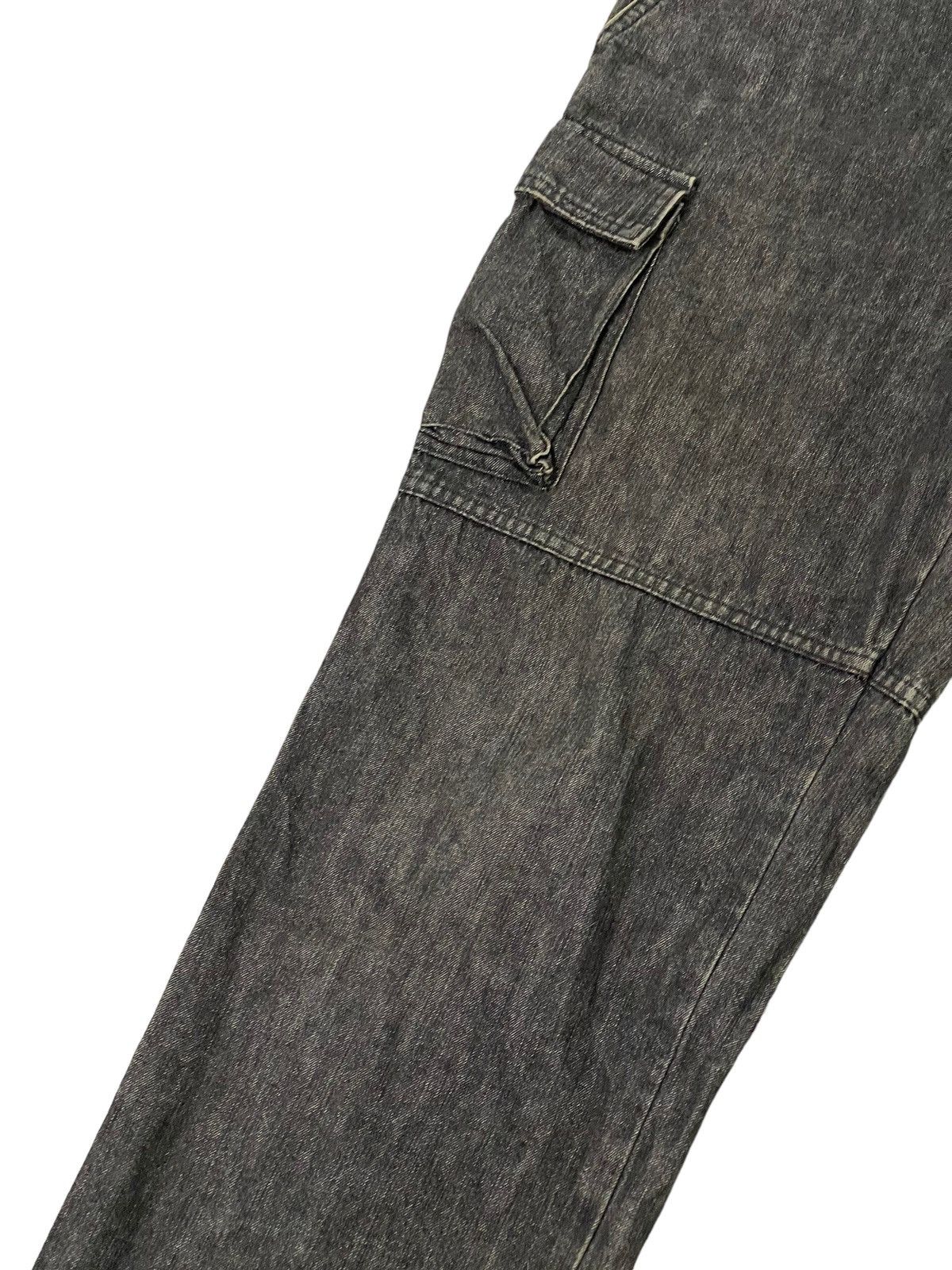 Japanese Brand Loose Cargo Jeans Scanner Japan 6🟦6 Size US 31 - 15 Thumbnail