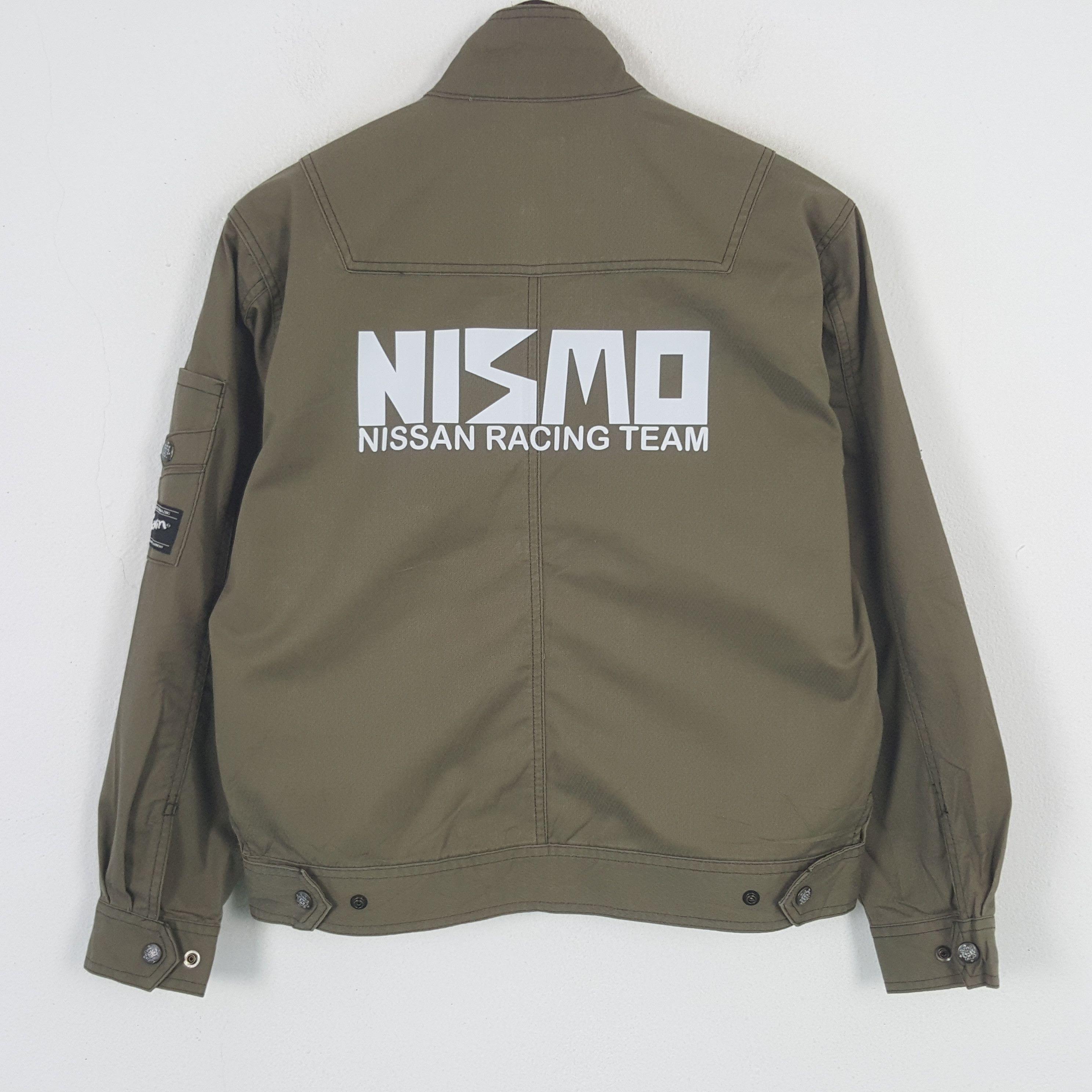 Japanese Brand × Vintage Vintage Nismo Nissan Racing Team Custom Racing Jacket Size M / US 6-8 / IT 42-44 - 1 Thumbnail