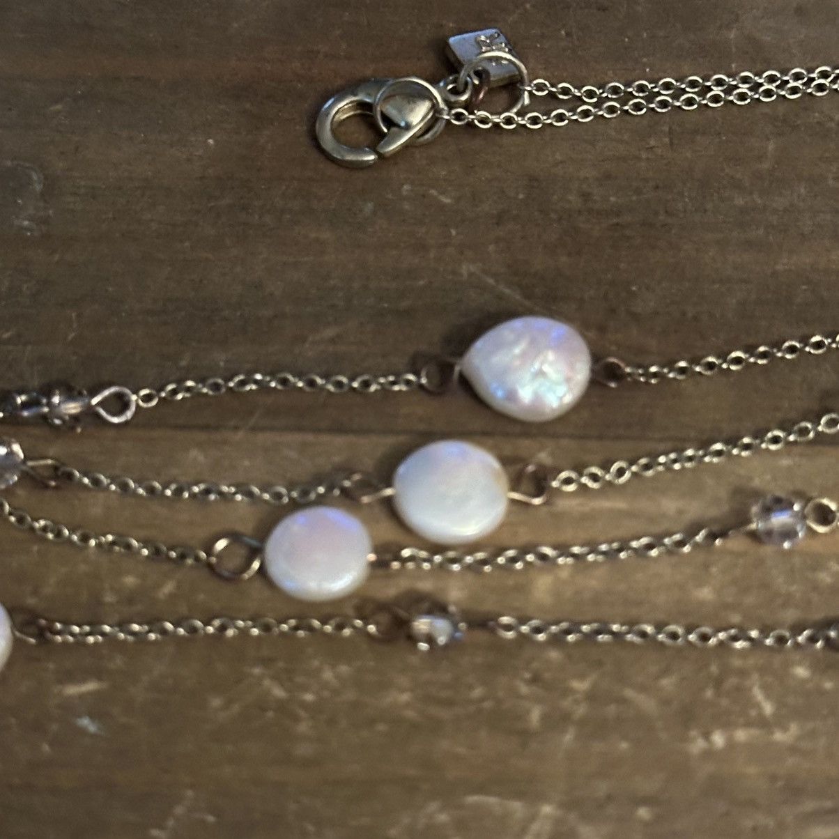 Banana Republic Banana Republic freshwater pearl & crystals necklace Size ONE SIZE - 4 Thumbnail