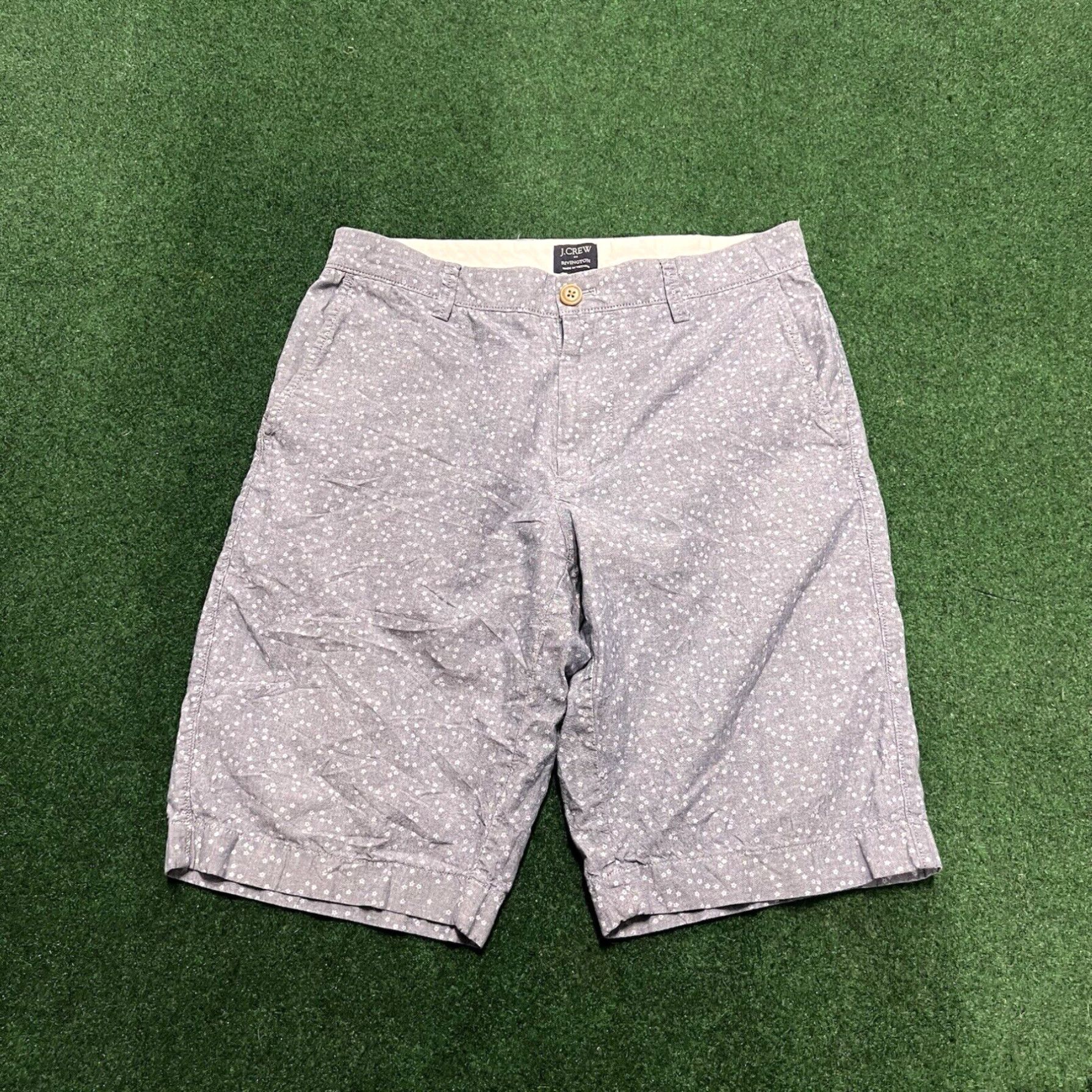 J.Crew J.CREW Rivington Short Linen Cotton Men's Sz 29 Inseam 9” Size US 29 - 1 Thumbnail