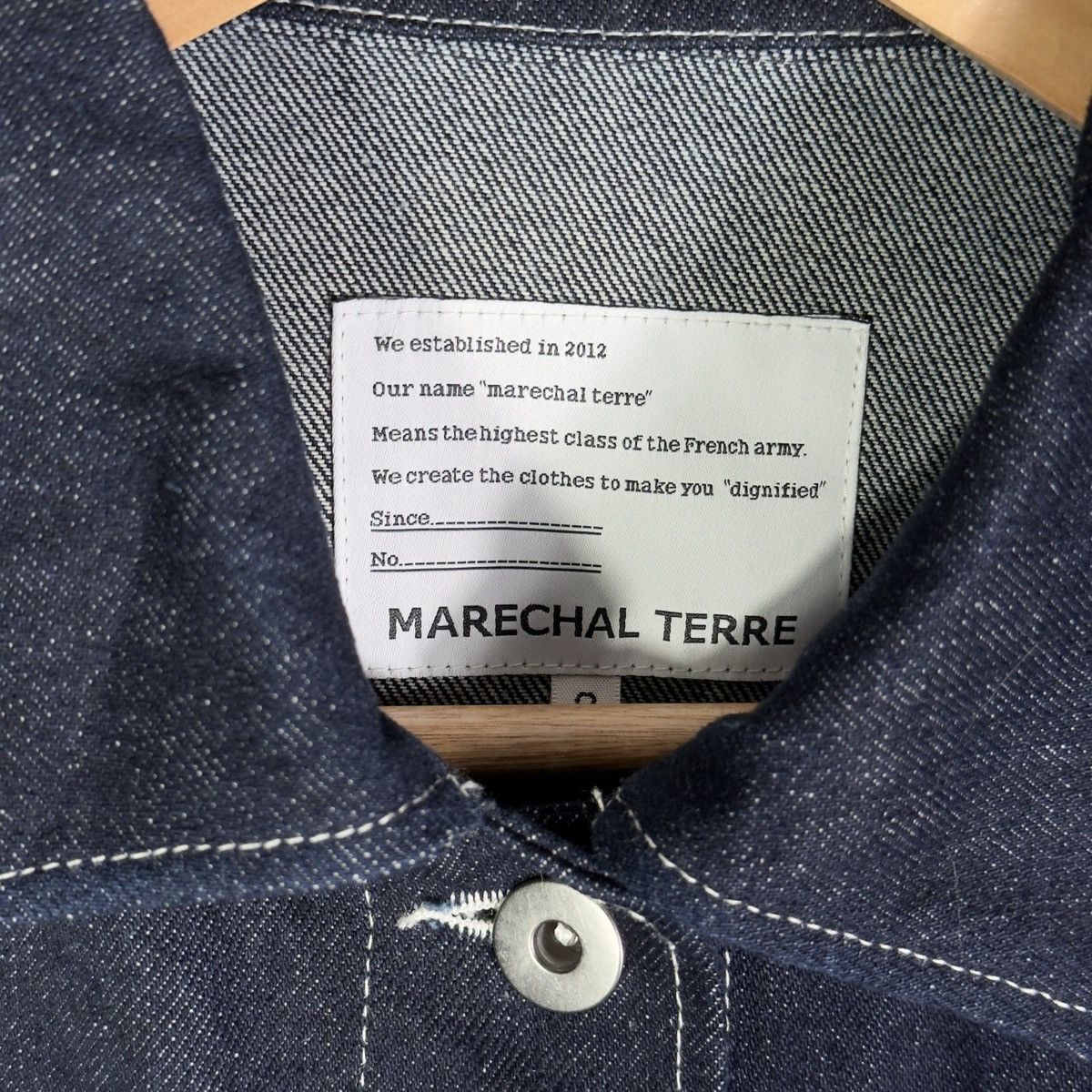 Other Marechal Terre Japanese Brand Docking Denim Hybrid Jacket Size M / US 6-8 / IT 42-44 - 2 Thumbnail
