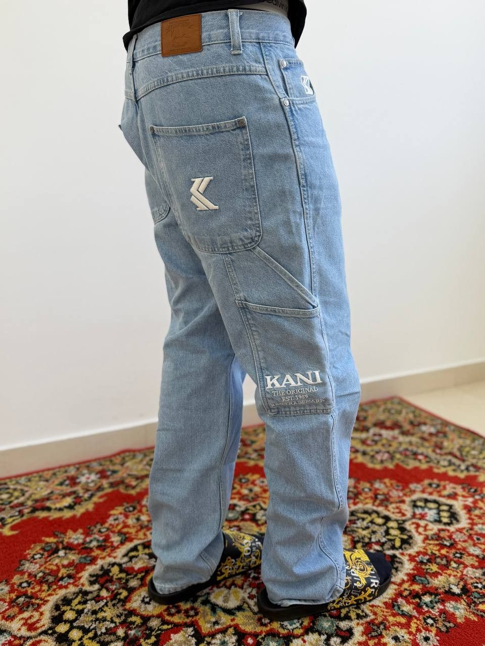 Japanese Brand baggy flared bootcut balenci style y2k hype jeans Size US 32 / EU 48 - 3 Thumbnail