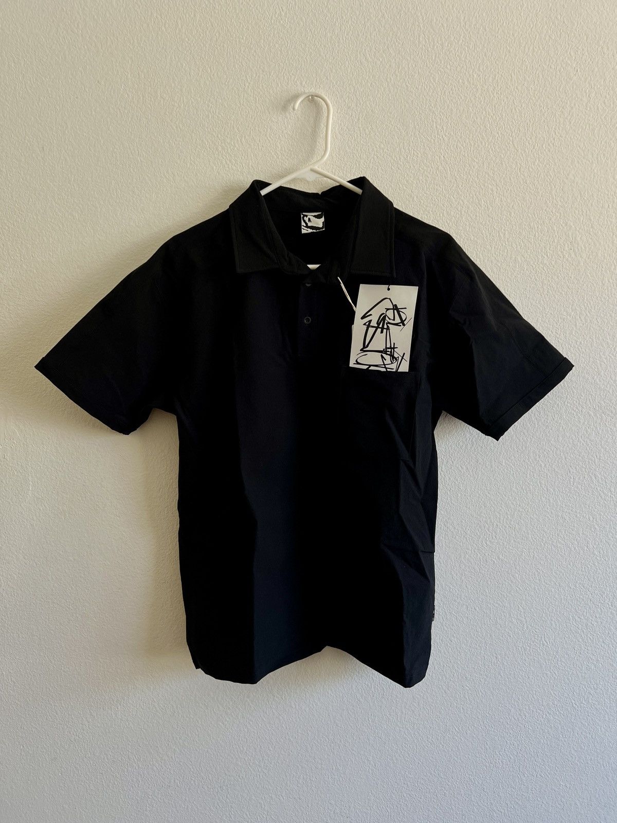 GR10K GR10K IBQ S/S POLO SHIRT (BLACK - LARGE) Size US L / EU 52-54 / 3 - 2 Thumbnail