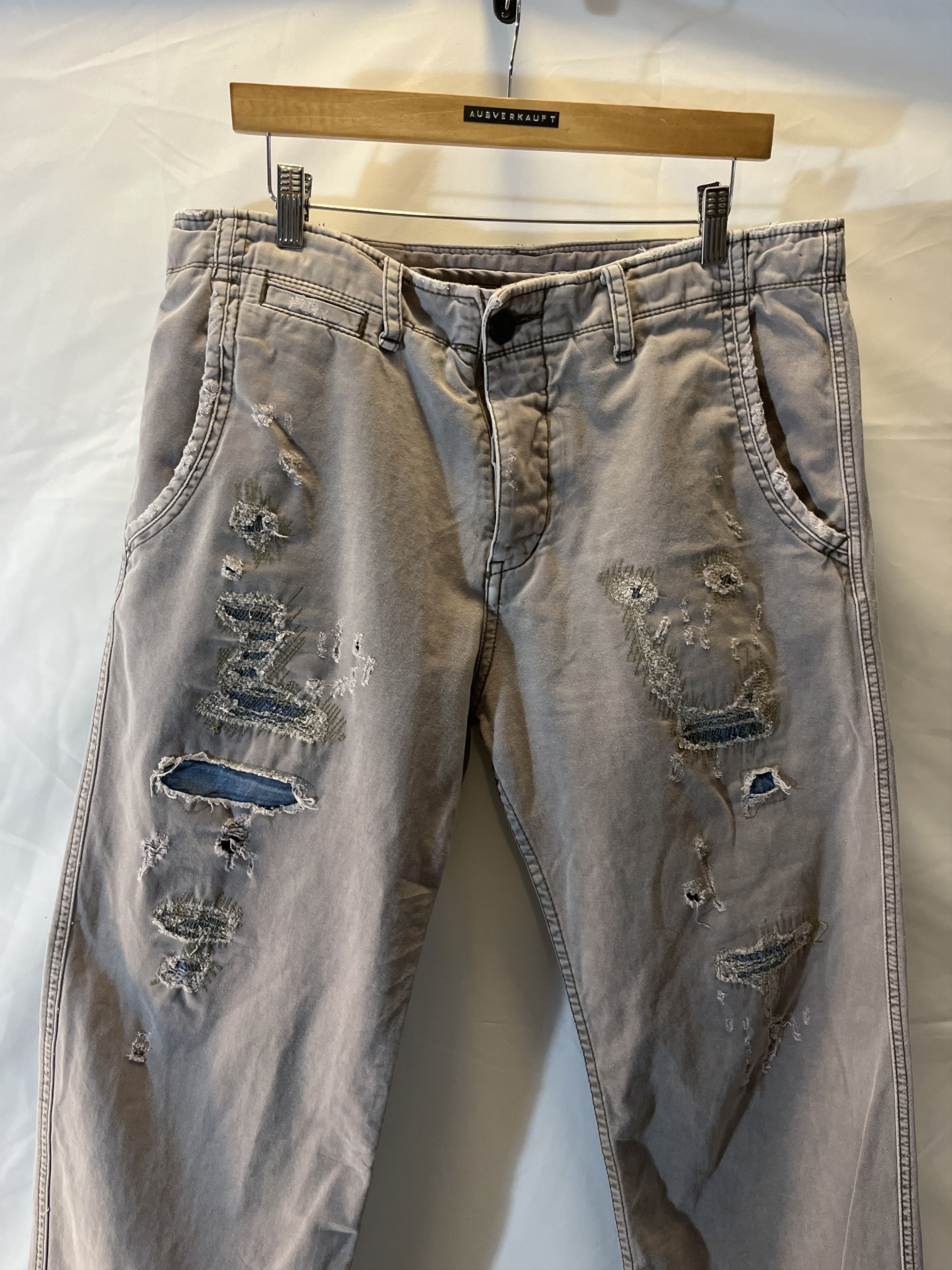True Religion True Religion Pants Y2K Sashiko Style Size US 34 / EU 50 - 2 Thumbnail