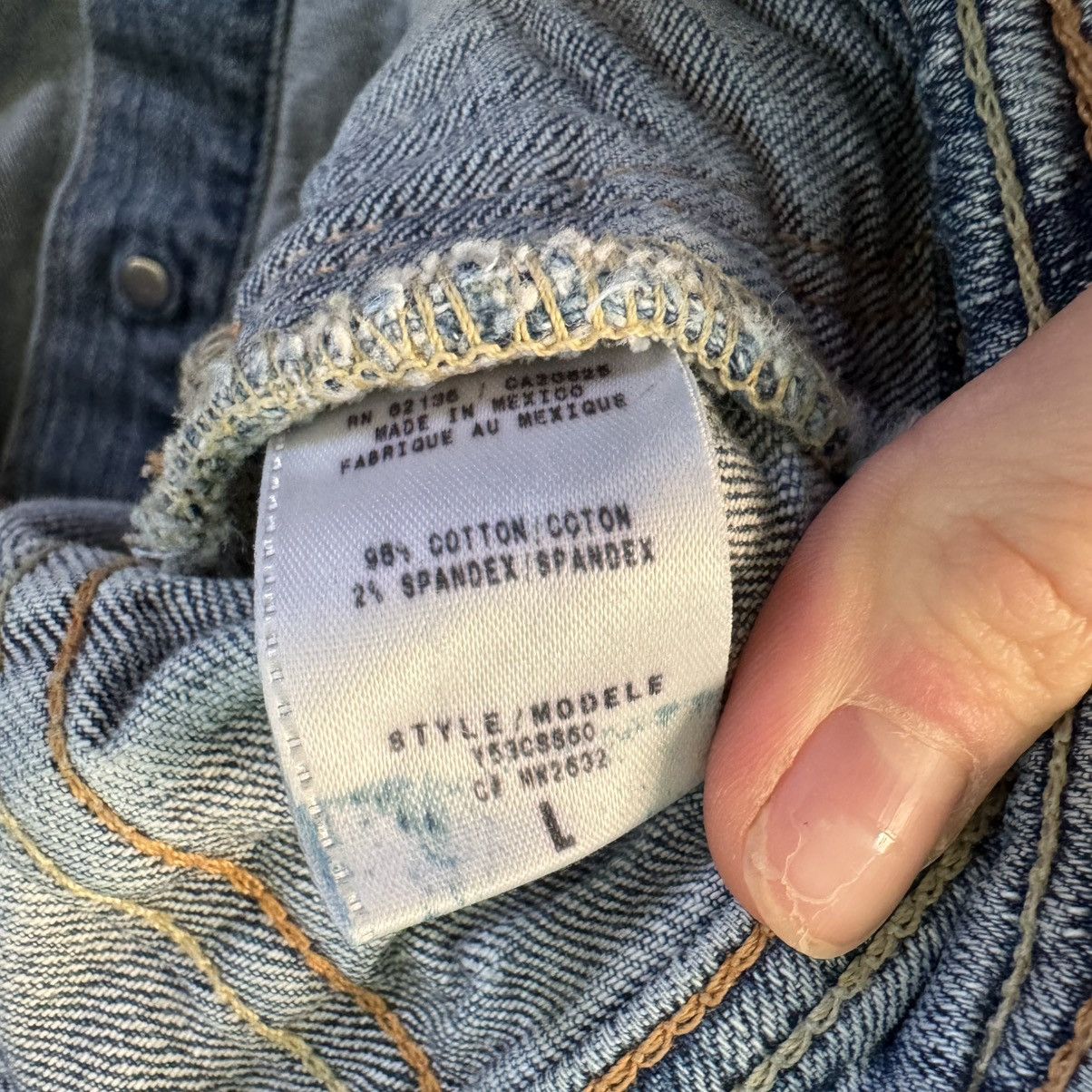 Guess Vintage Y2K Guess Embroidered Denim Vest Jacket Size S / US 4 / IT 40 - 5 Thumbnail