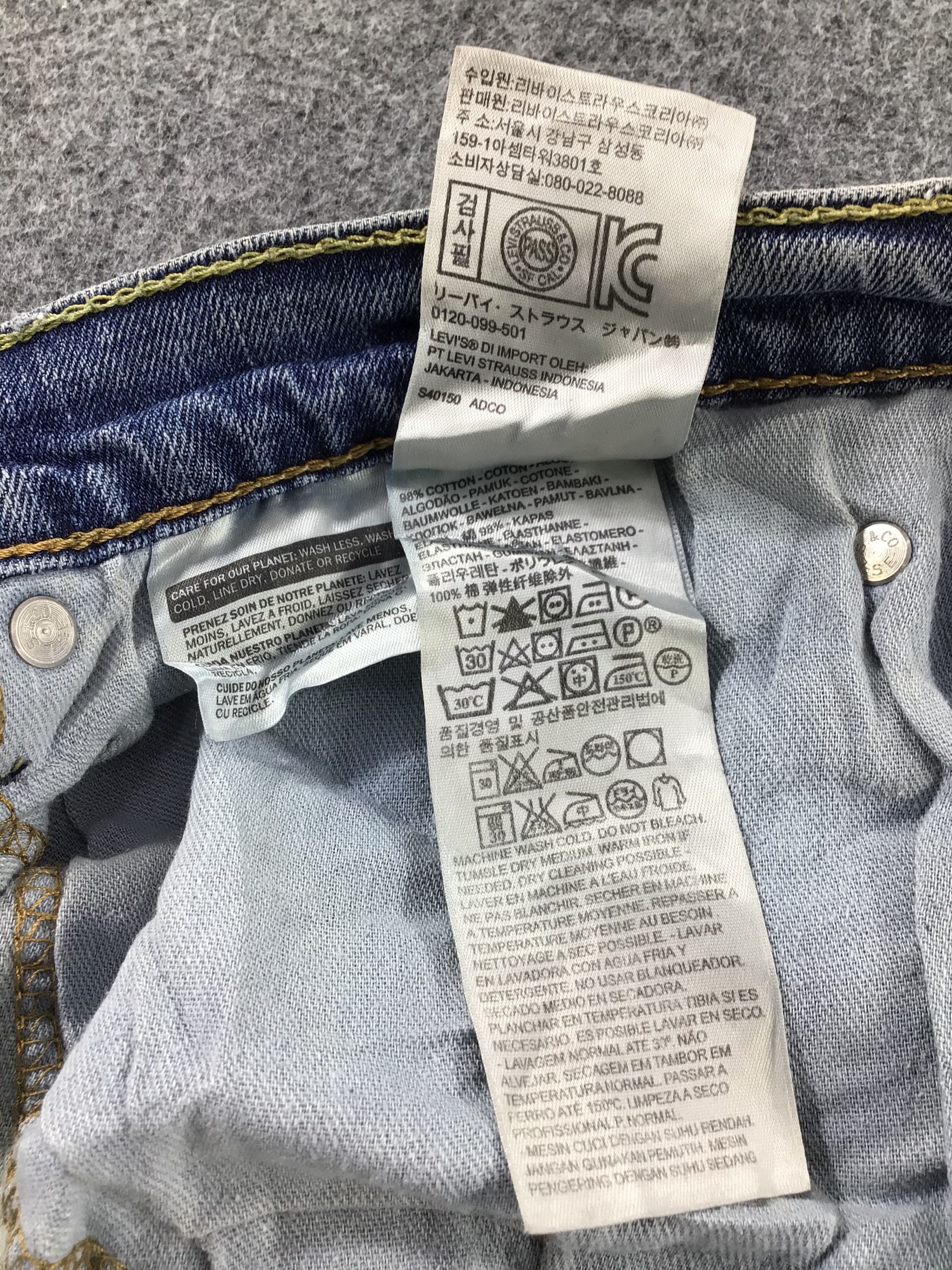 Levi's Vintage Levis 559 Jeans-JM571 Size US 35 - 10 Thumbnail