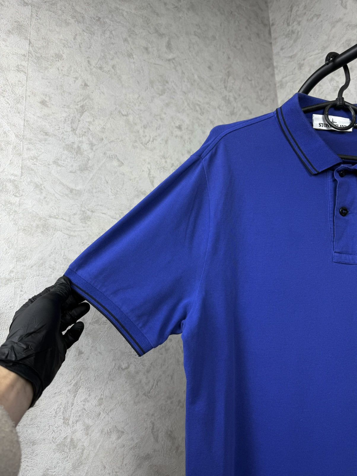 Stone Island Stone Island Patch Program Blue Polo Shirt Size US L / EU 52-54 / 3 - 4 Thumbnail